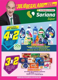 Soriana oferta desde 26/06/2026 Soriana Julio Regalado Súper Nacional
