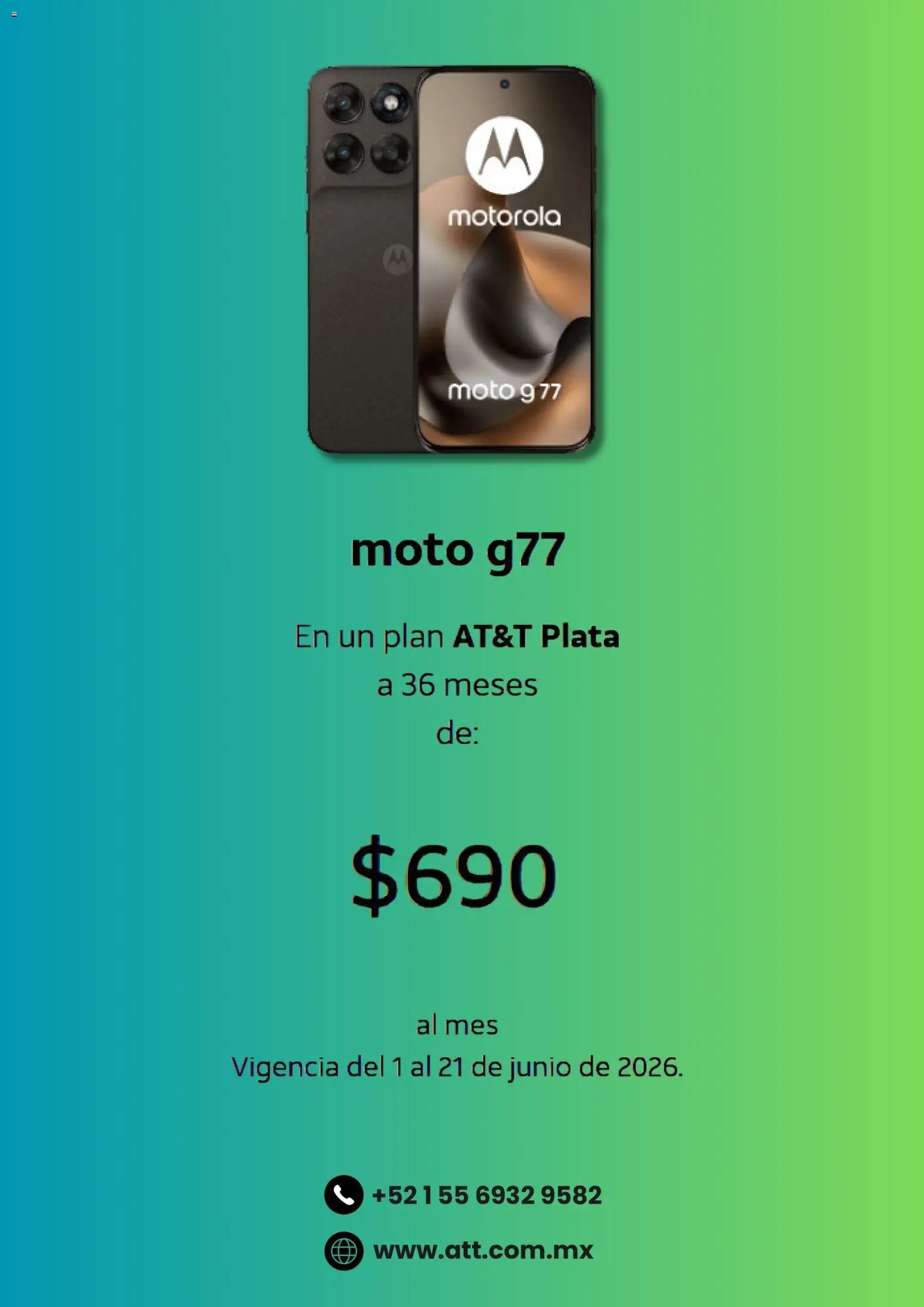AT&T oferta desde 01/06/2026 AT&T catálogo