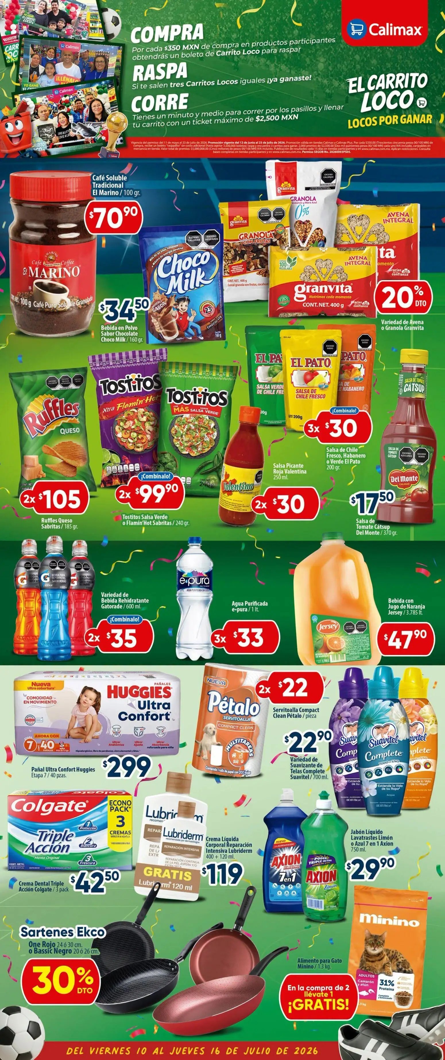 Calimax oferta desde 10/07/2026 Calimax folleto Rosarito