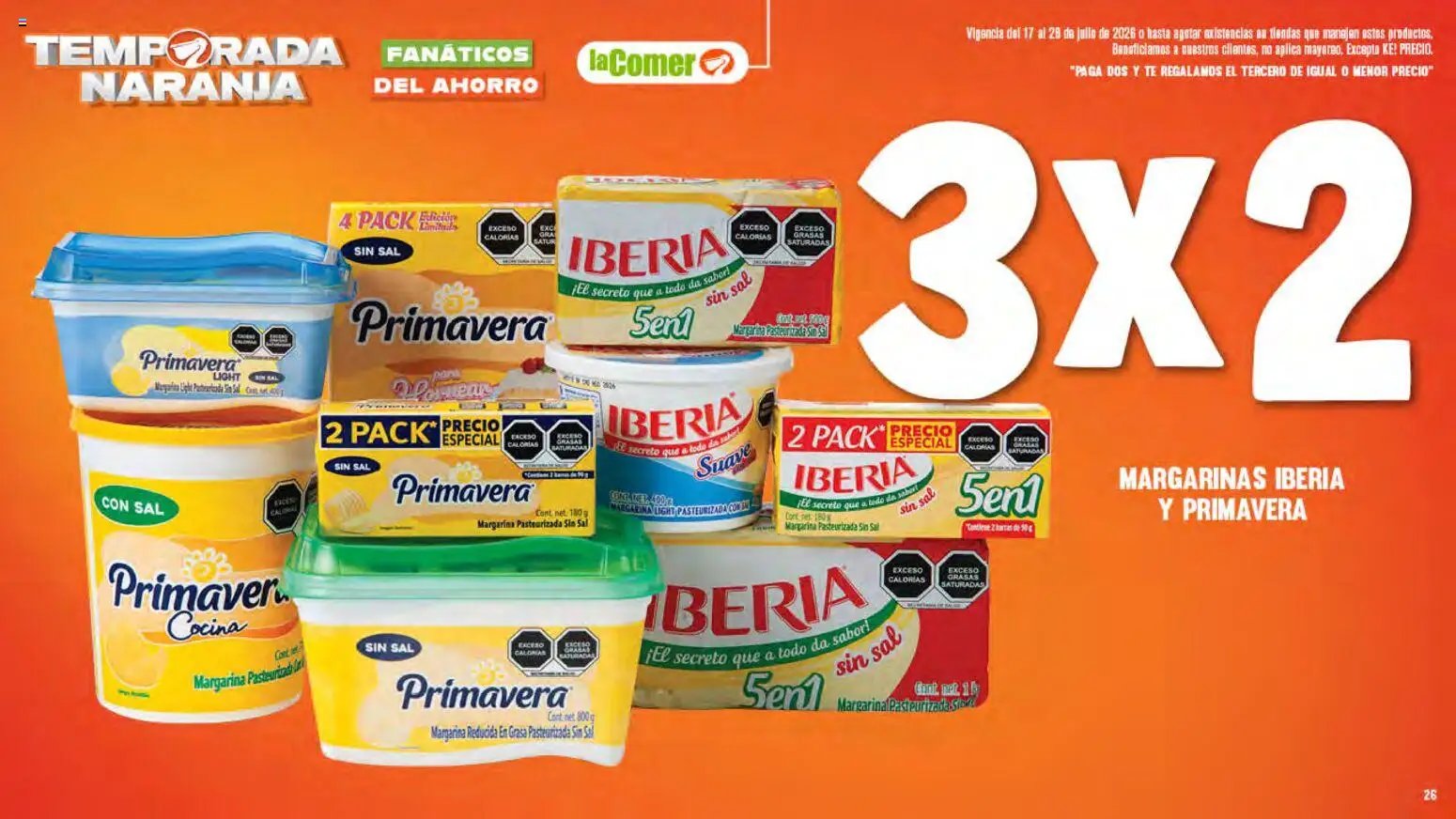 La Comer oferta desde 17/07/2026 La Comer folleto