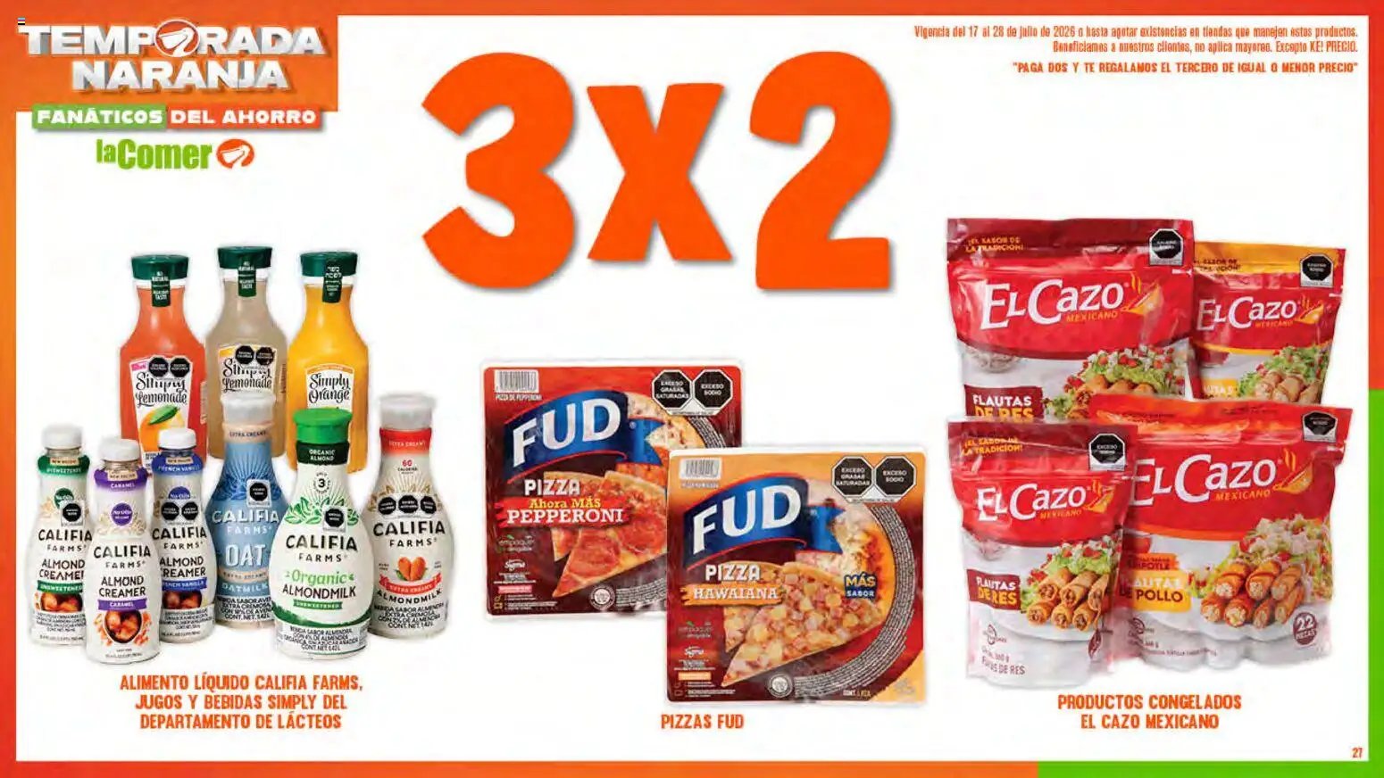 La Comer oferta desde 17/07/2026 La Comer folleto