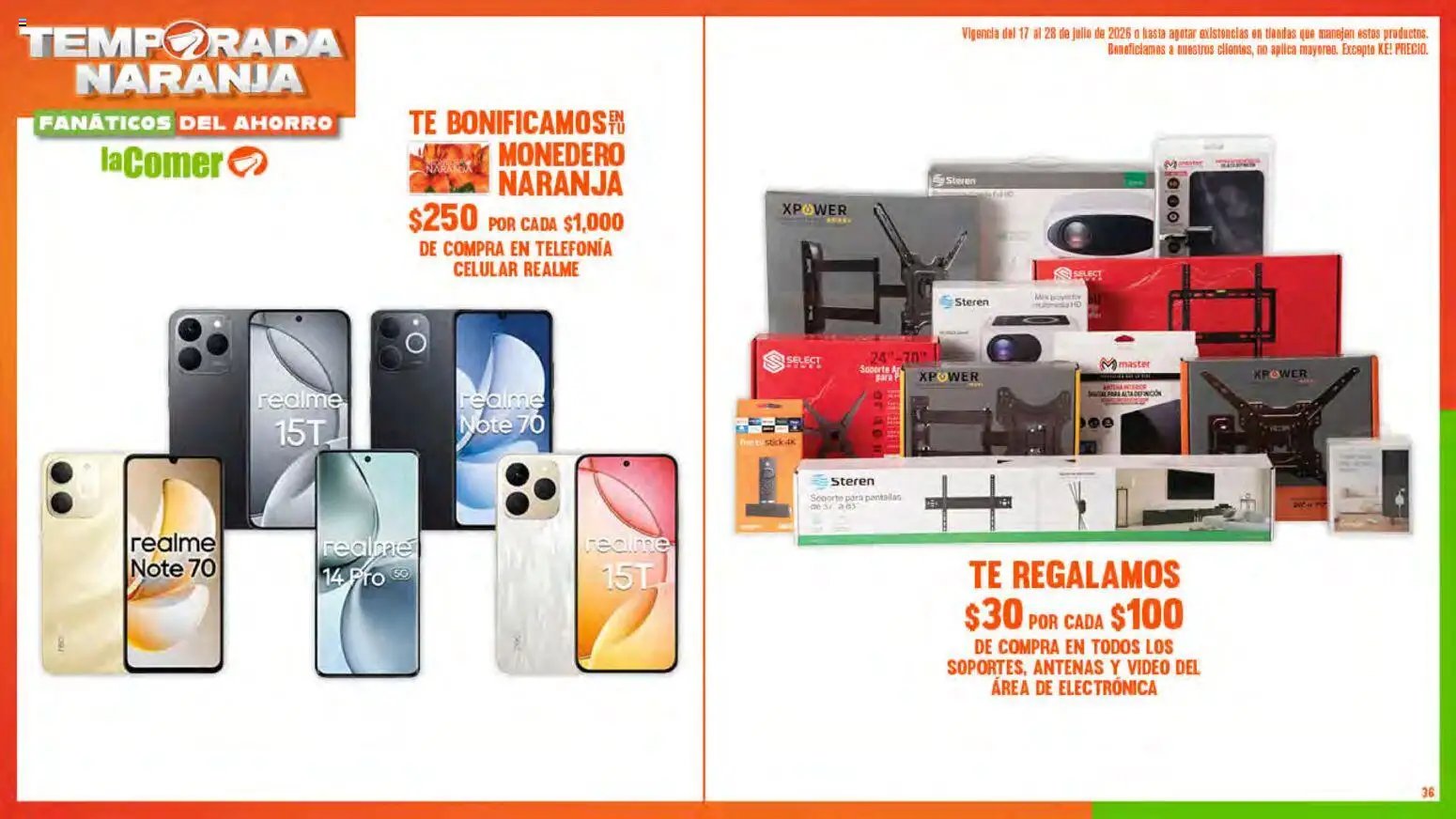 La Comer oferta desde 17/07/2026 La Comer folleto
