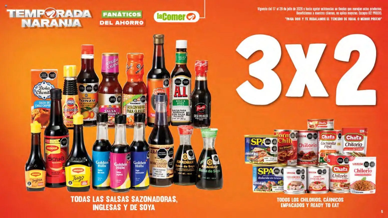 La Comer oferta desde 17/07/2026 La Comer folleto
