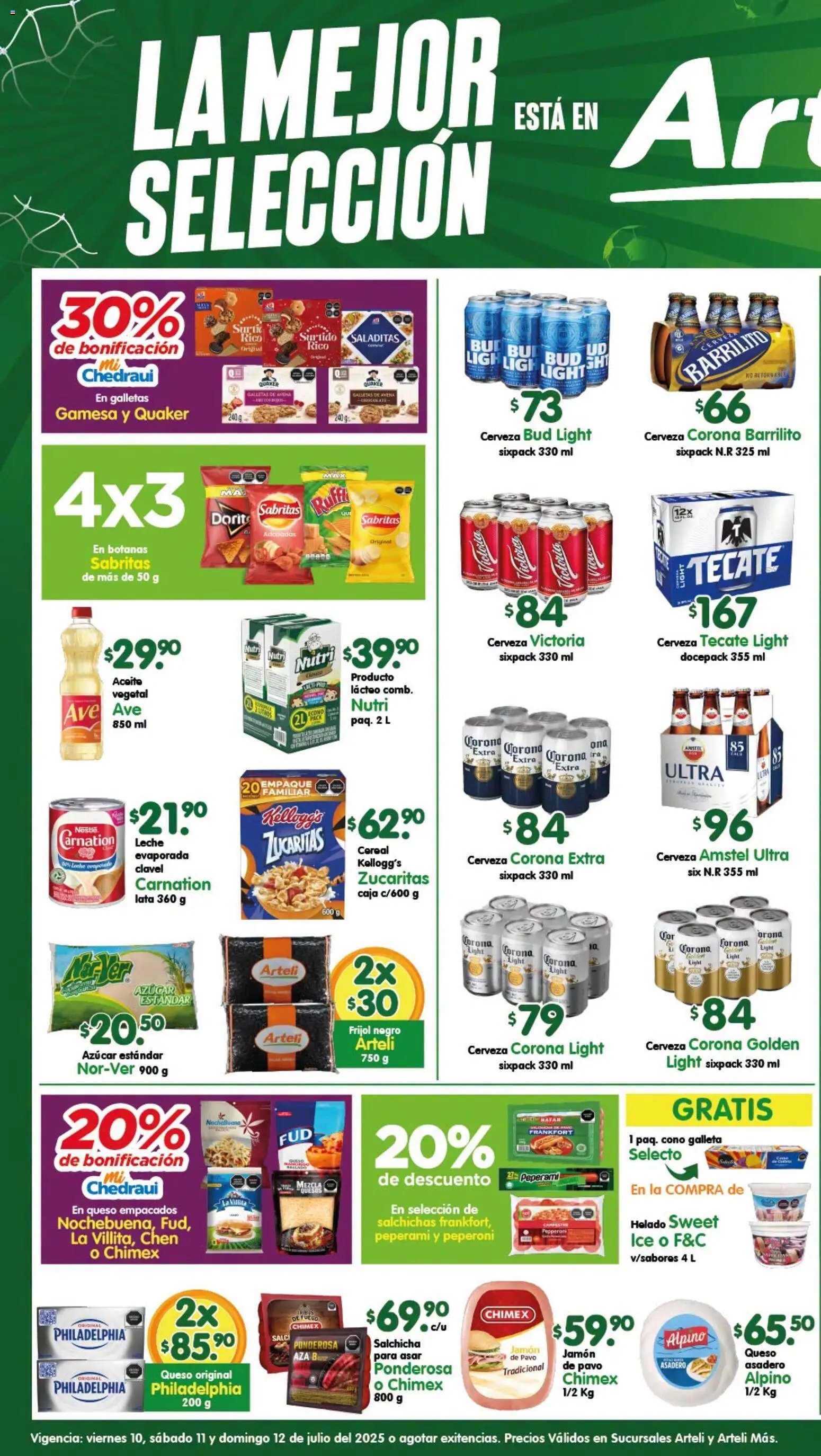 Arteli oferta desde 10/07/2026 Arteli folleto Tuxpan