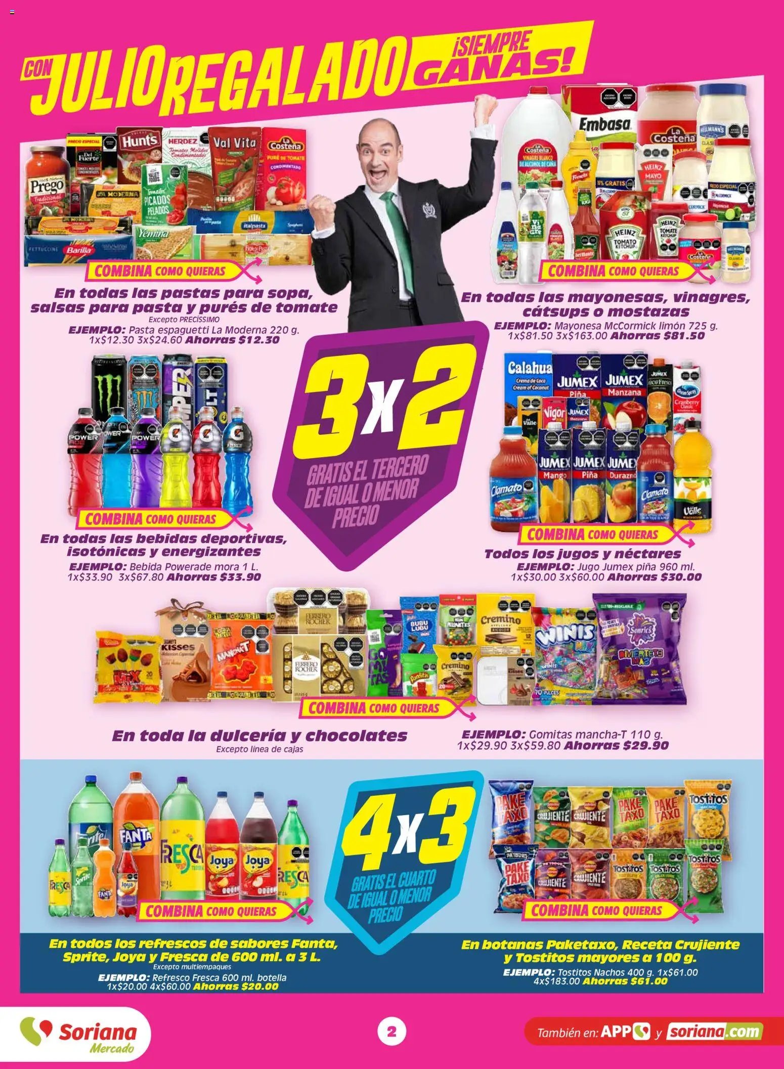 Soriana oferta desde 19/06/2026 Soriana Julio Regalado Mercado Nacional