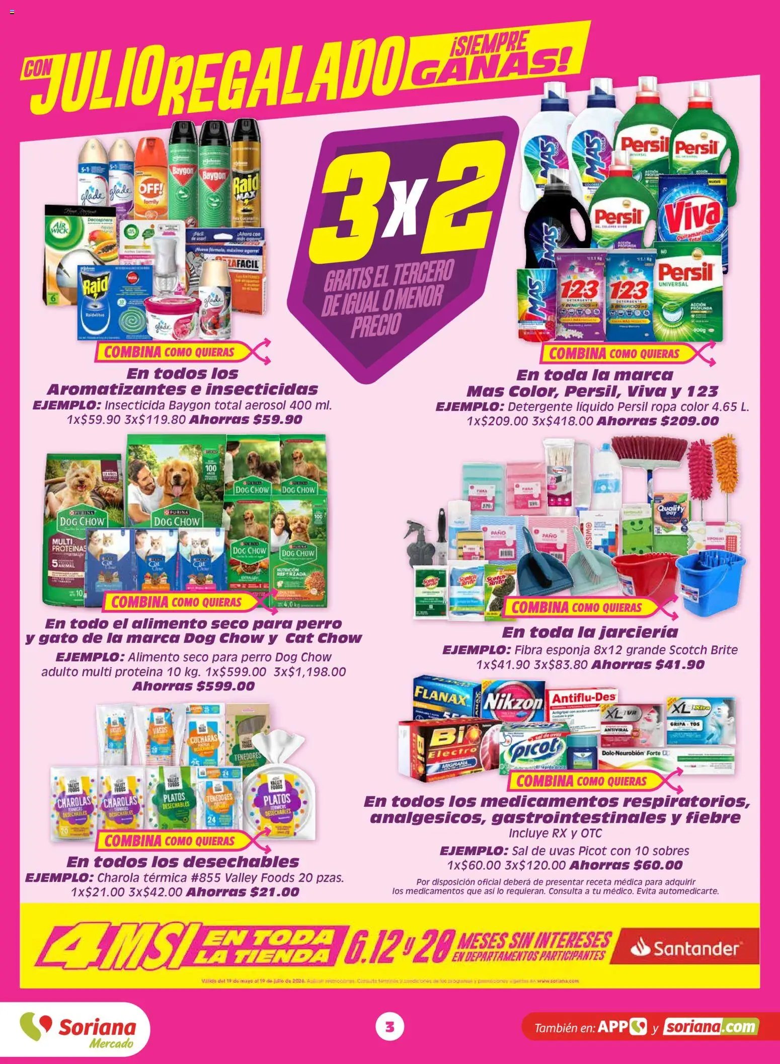 Soriana oferta desde 19/06/2026 Soriana Julio Regalado Mercado Nacional
