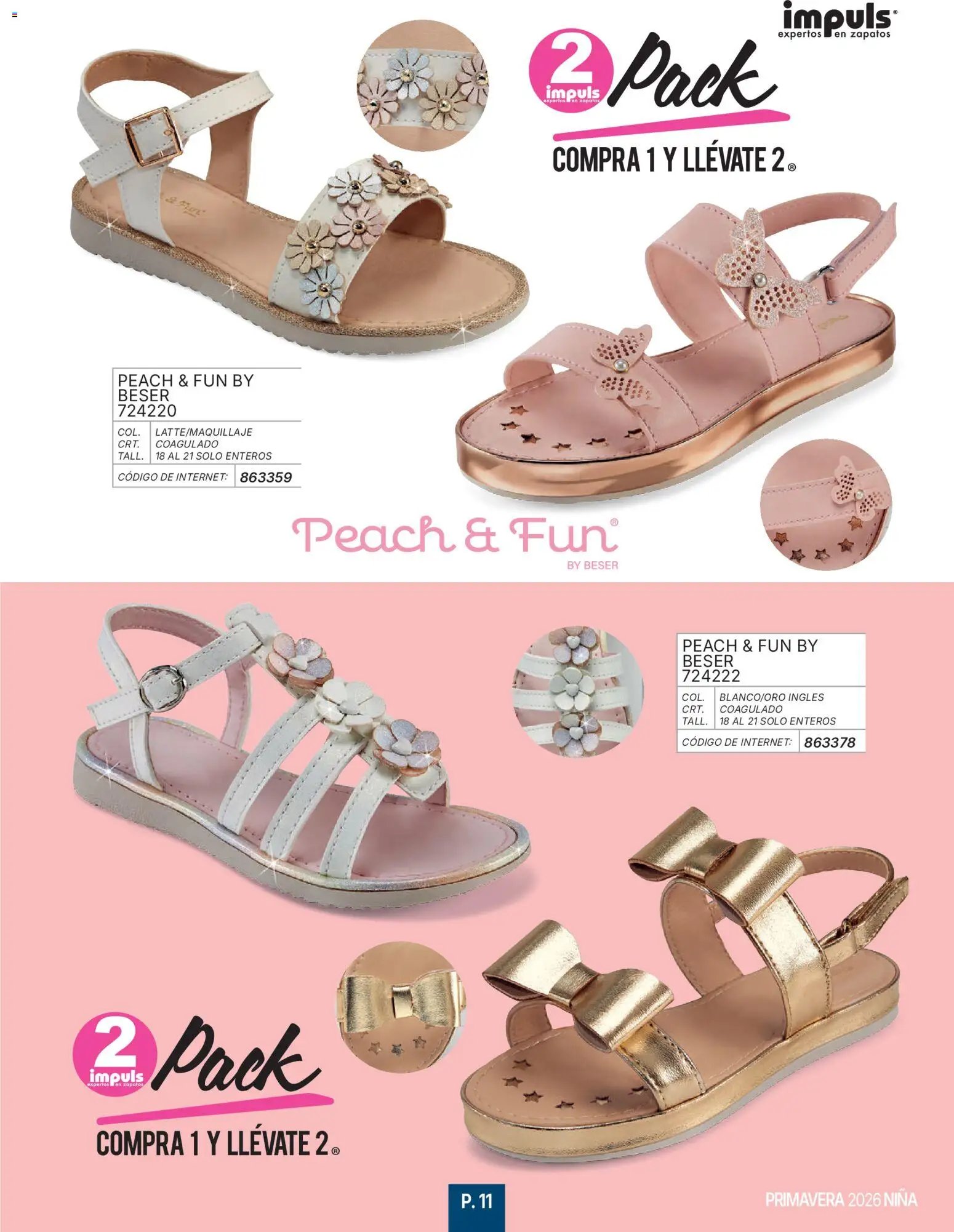 Impuls oferta desde 01/01/2026 Catálogo Niña 