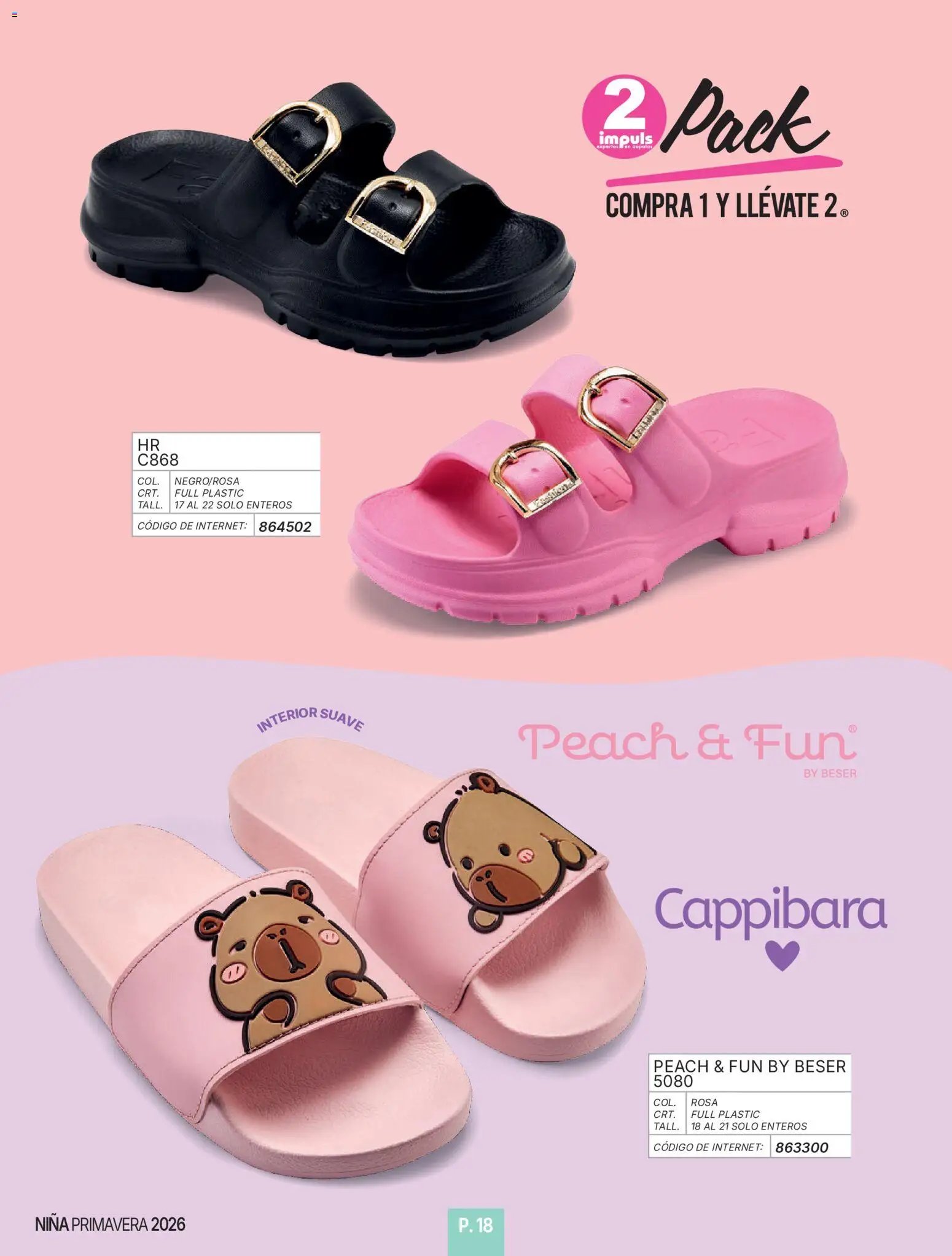 Impuls oferta desde 01/01/2026 Catálogo Niña 