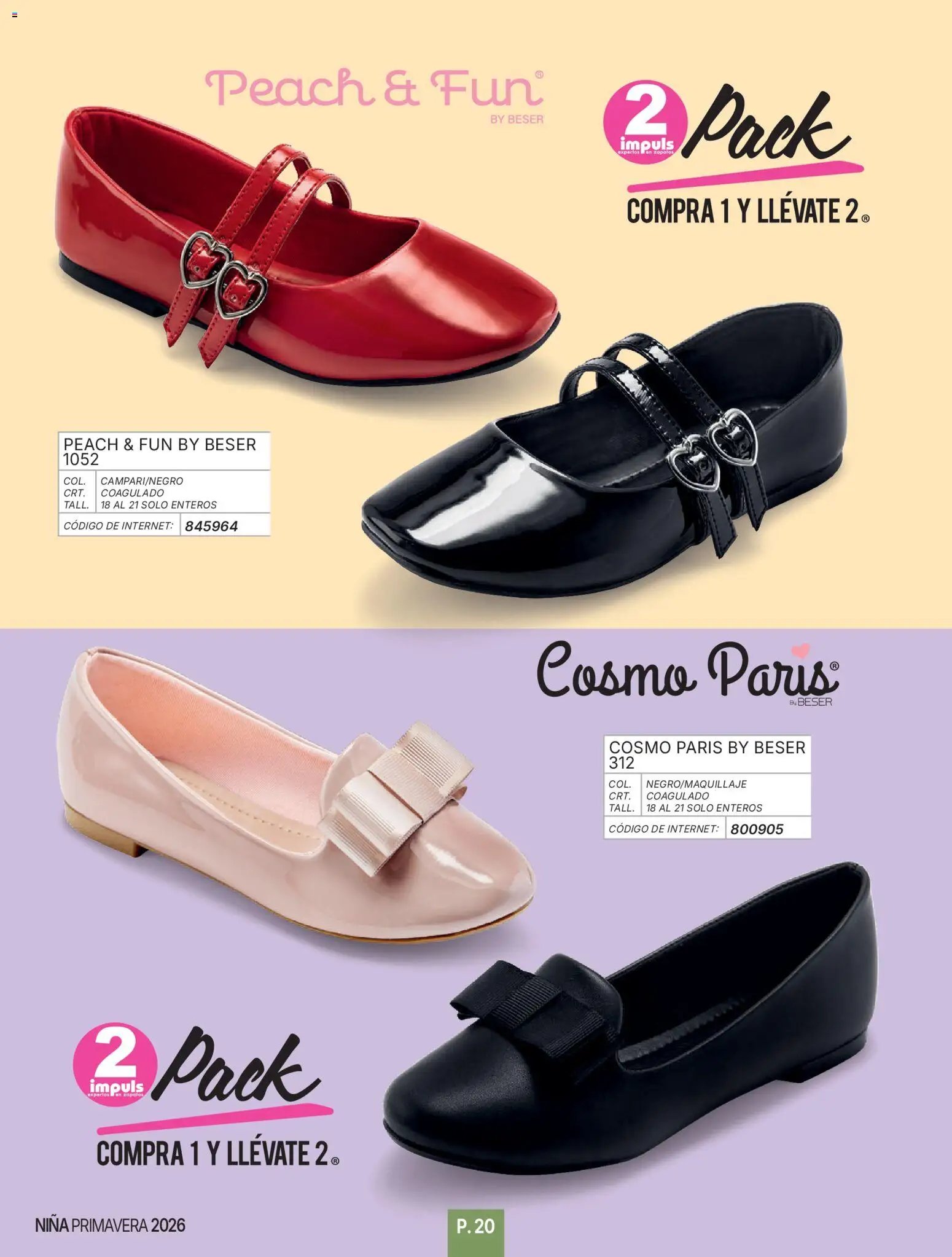 Impuls oferta desde 01/01/2026 Catálogo Niña 