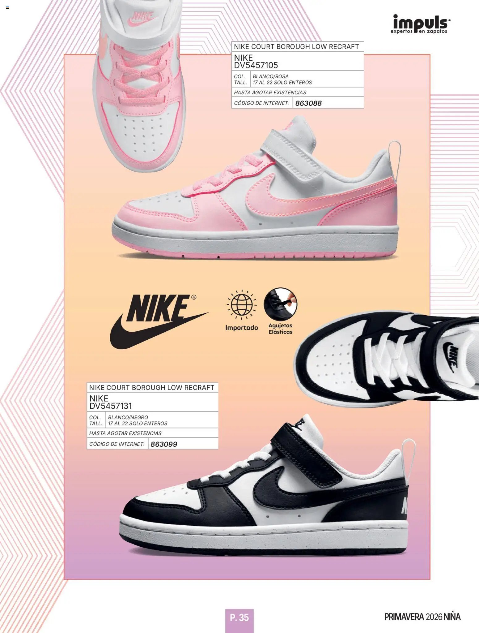 Impuls oferta desde 01/01/2026 Catálogo Niña 