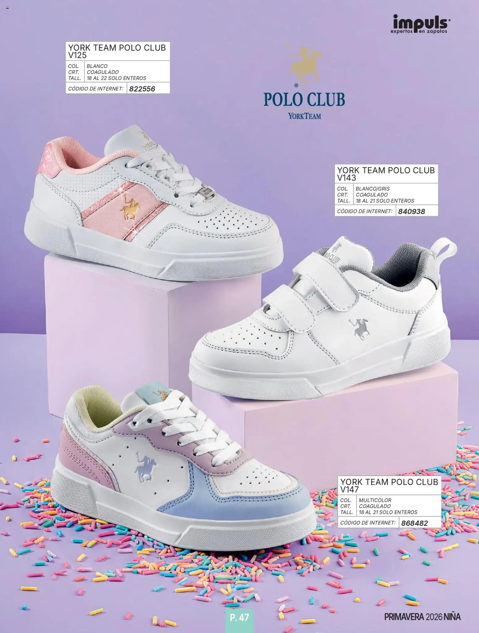Impuls oferta desde 01/01/2026 Catálogo Niña 