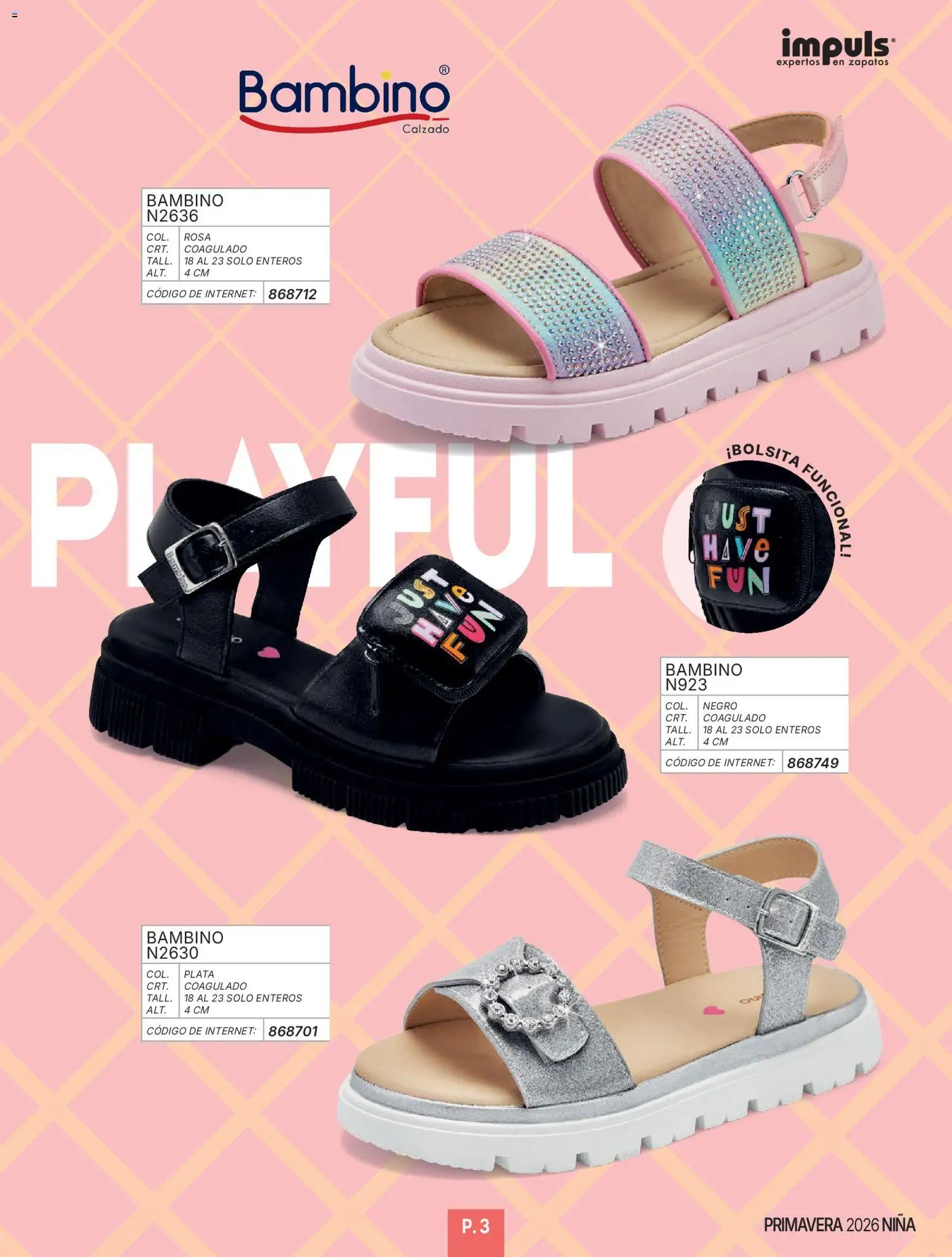 Impuls oferta desde 01/01/2026 Catálogo Niña 