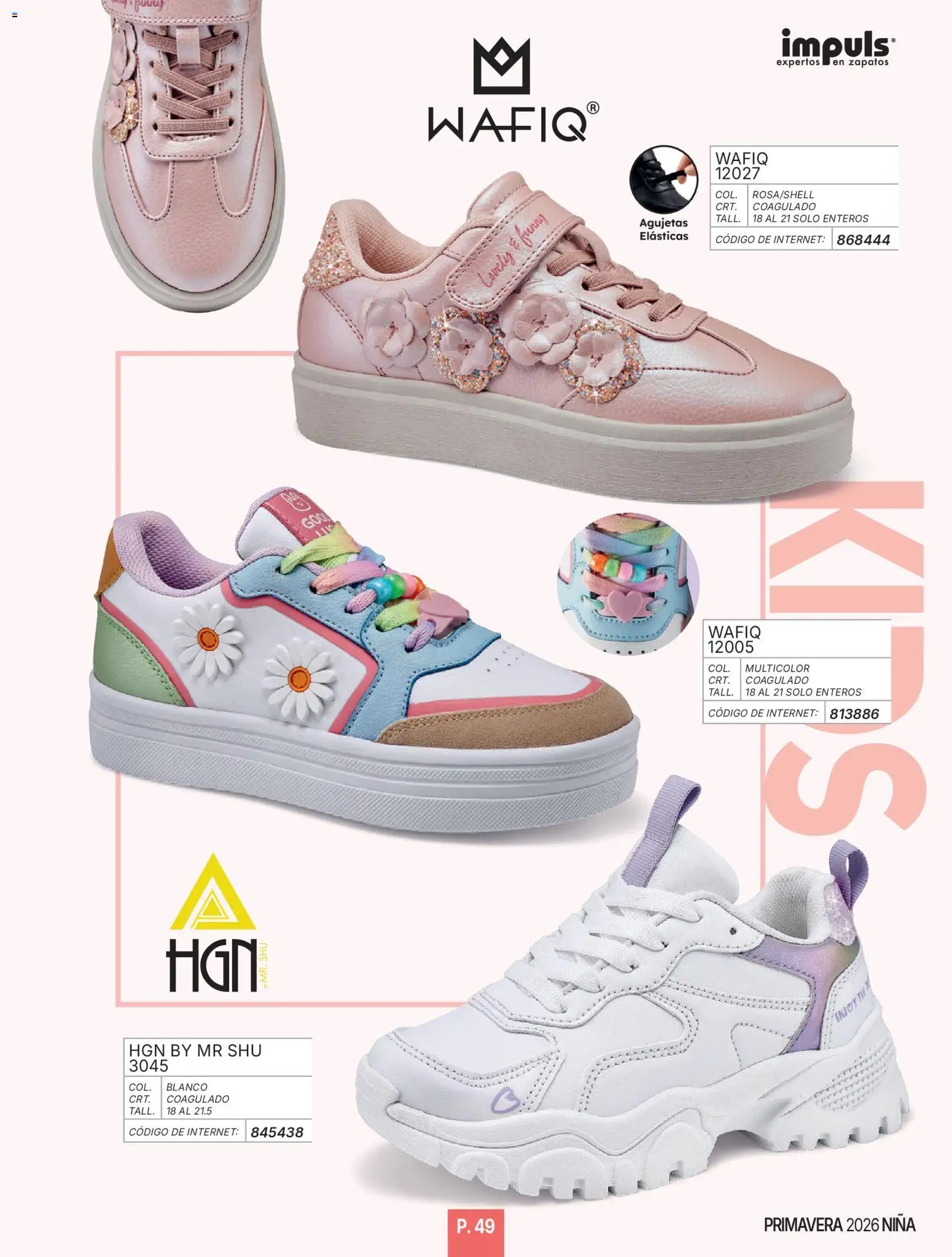 Impuls oferta desde 01/01/2026 Catálogo Niña 