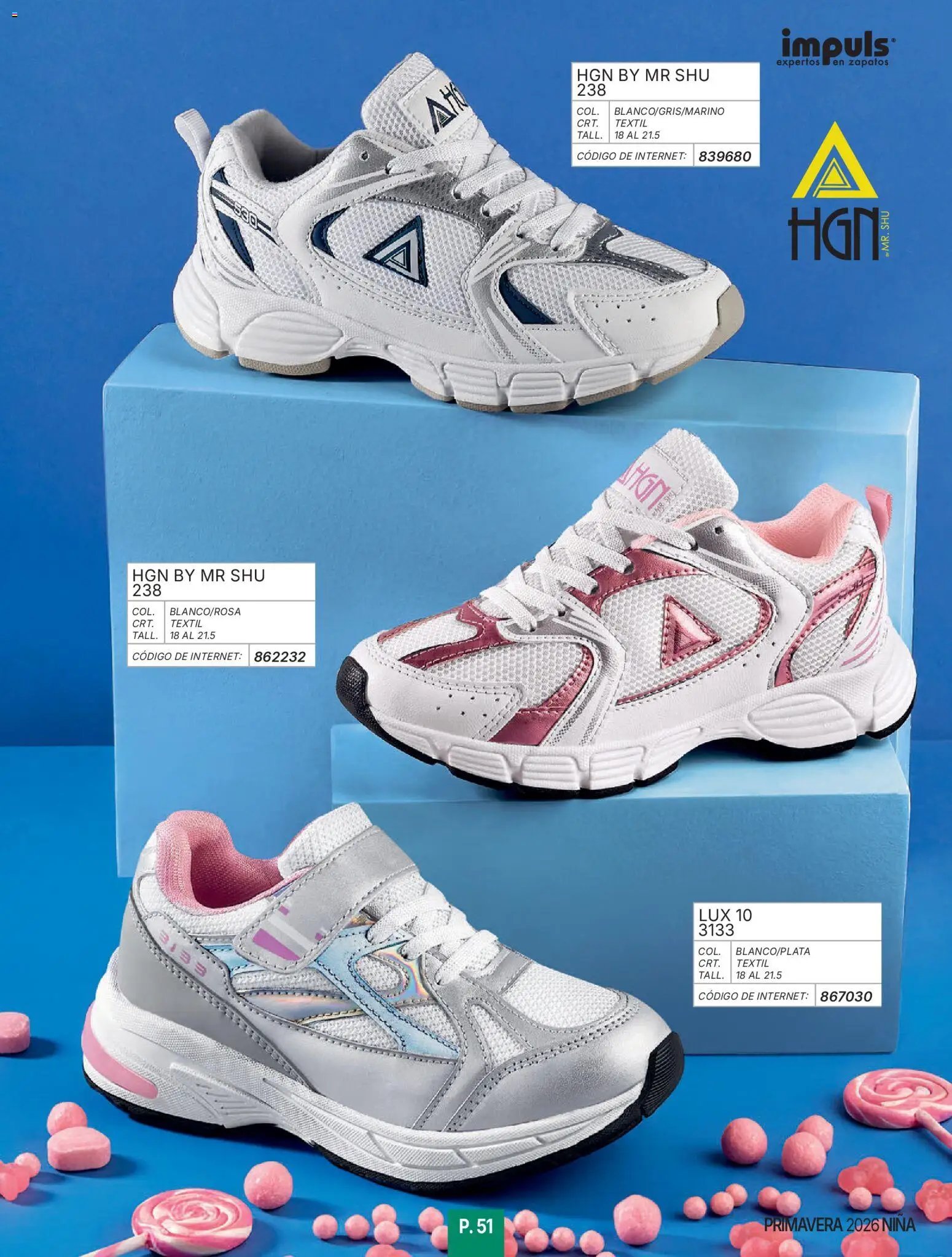 Impuls oferta desde 01/01/2026 Catálogo Niña 