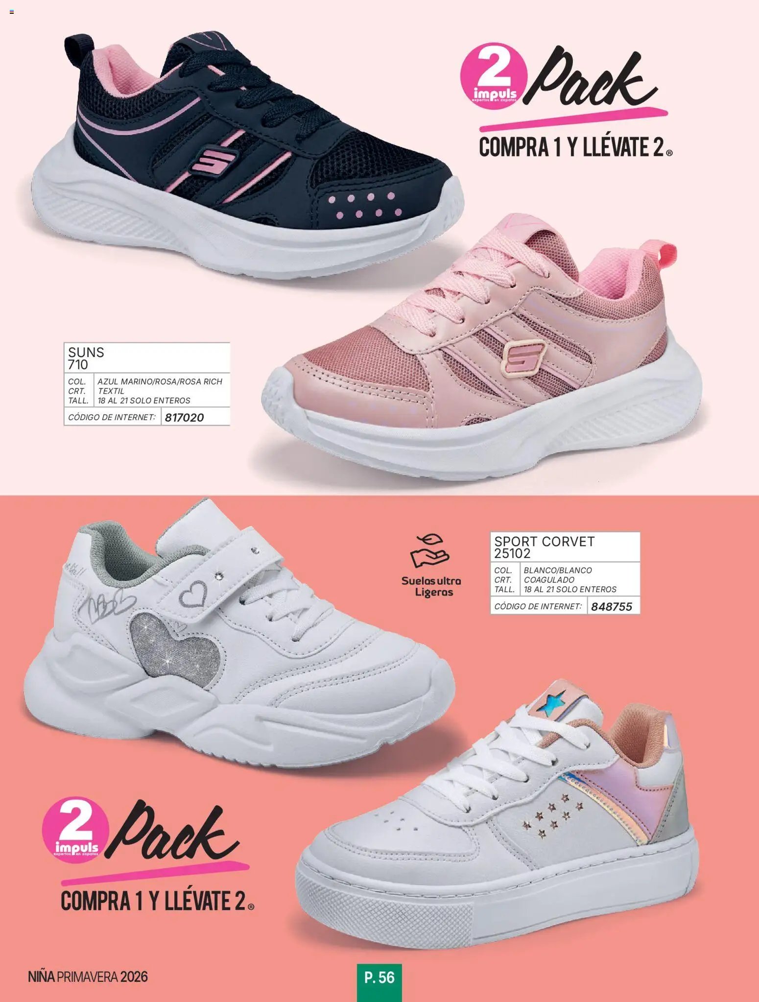 Impuls oferta desde 01/01/2026 Catálogo Niña 
