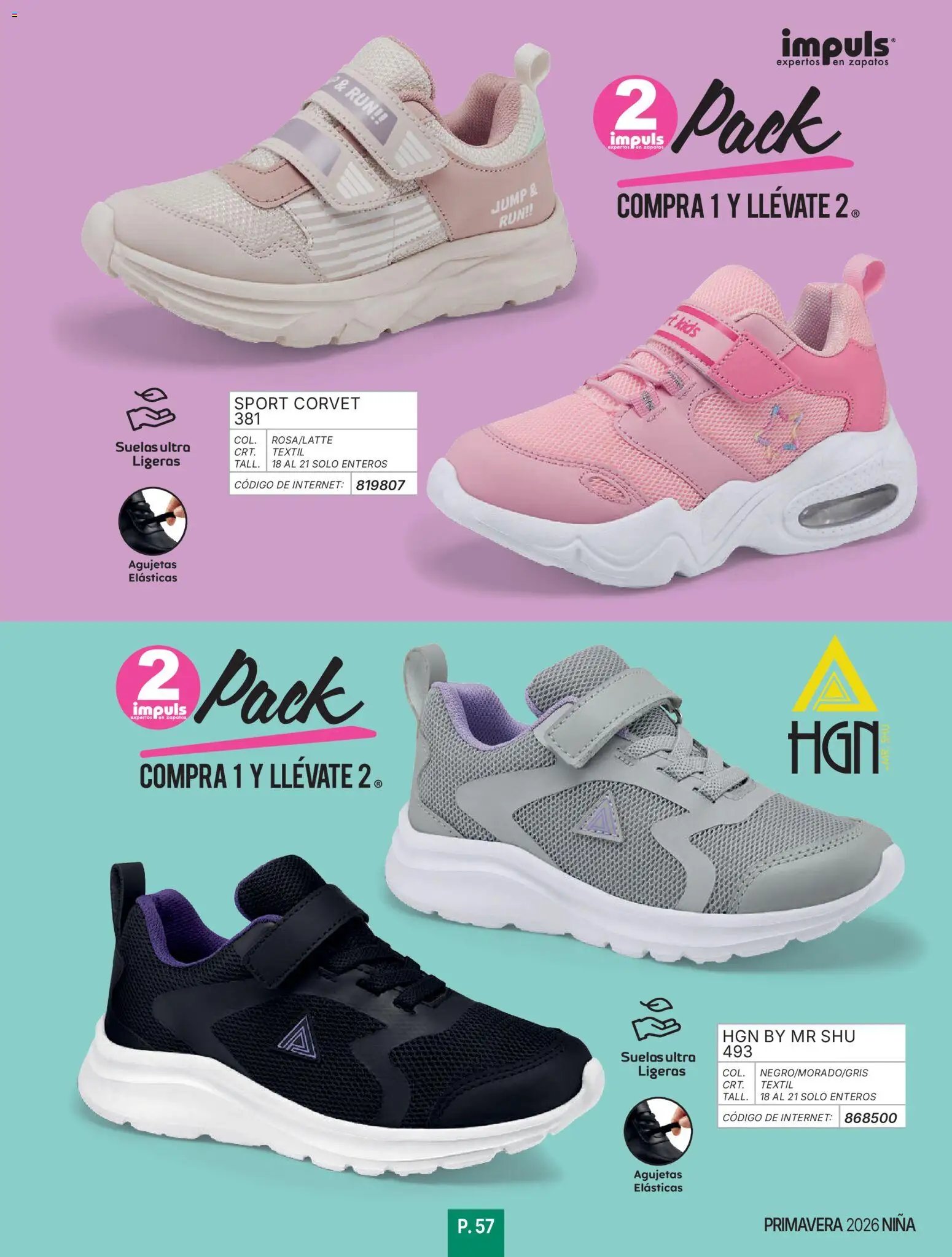 Impuls oferta desde 01/01/2026 Catálogo Niña 