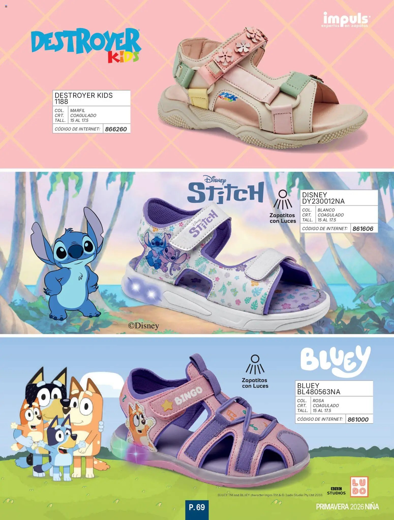 Impuls oferta desde 01/01/2026 Catálogo Niña 