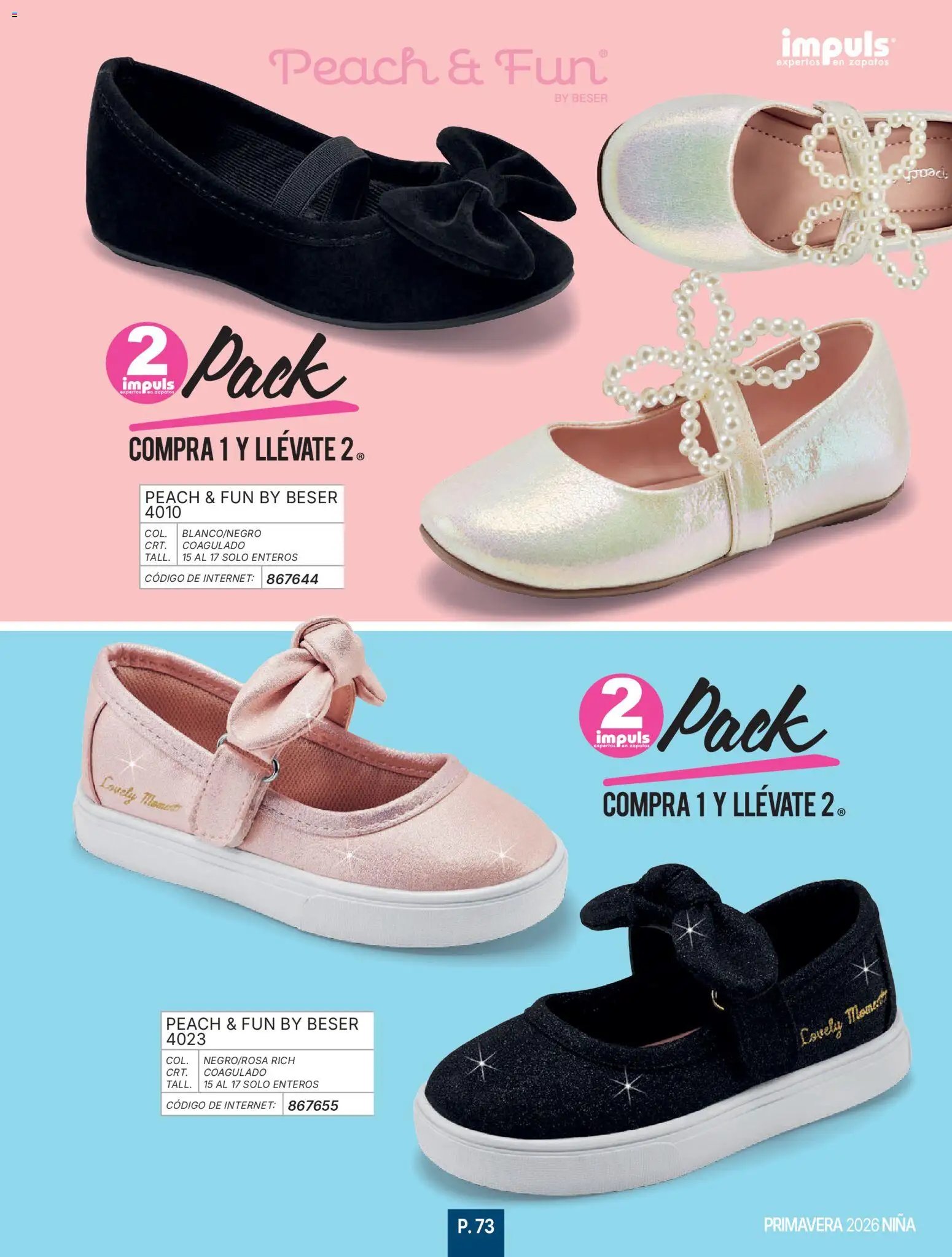 Impuls oferta desde 01/01/2026 Catálogo Niña 