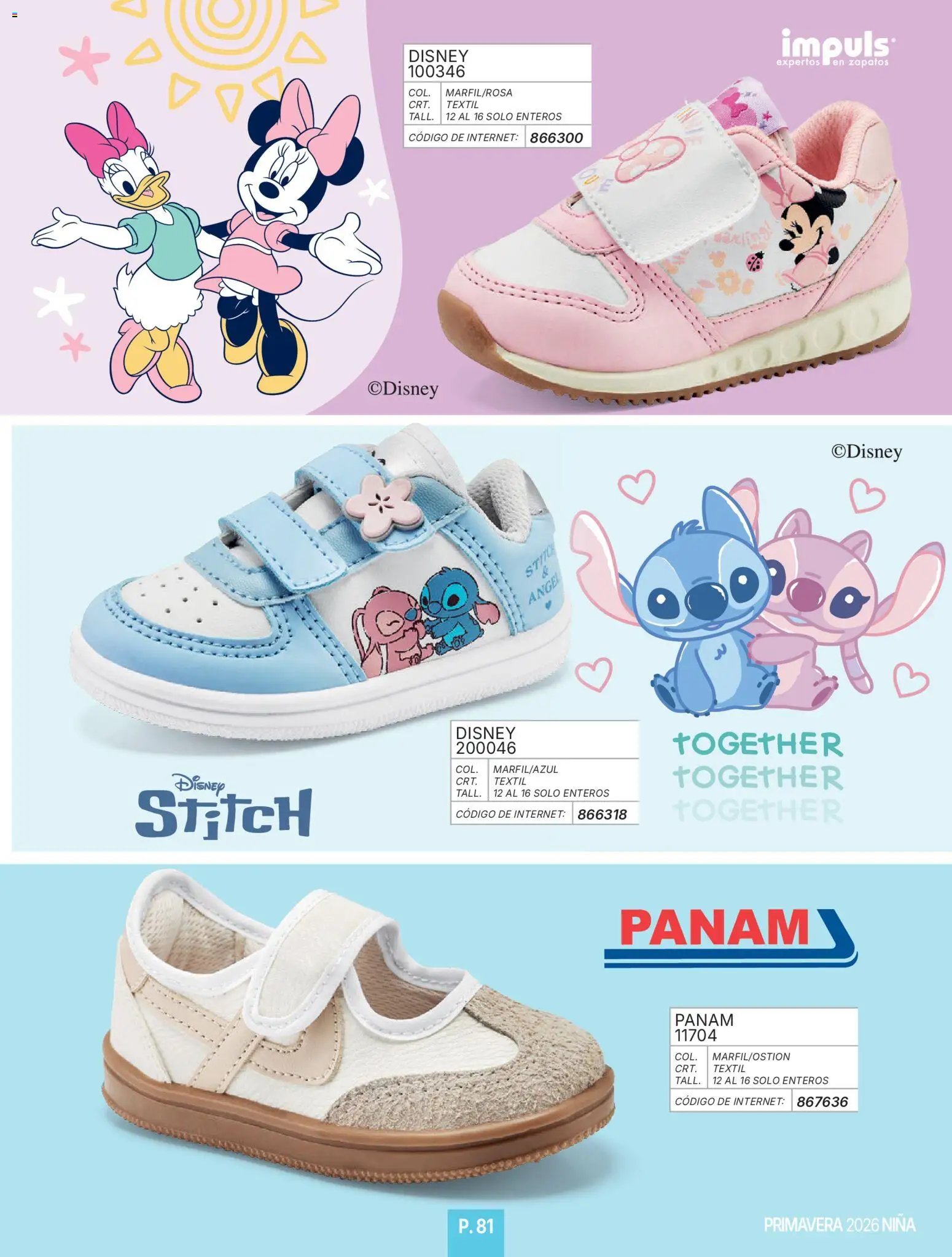 Impuls oferta desde 01/01/2026 Catálogo Niña 
