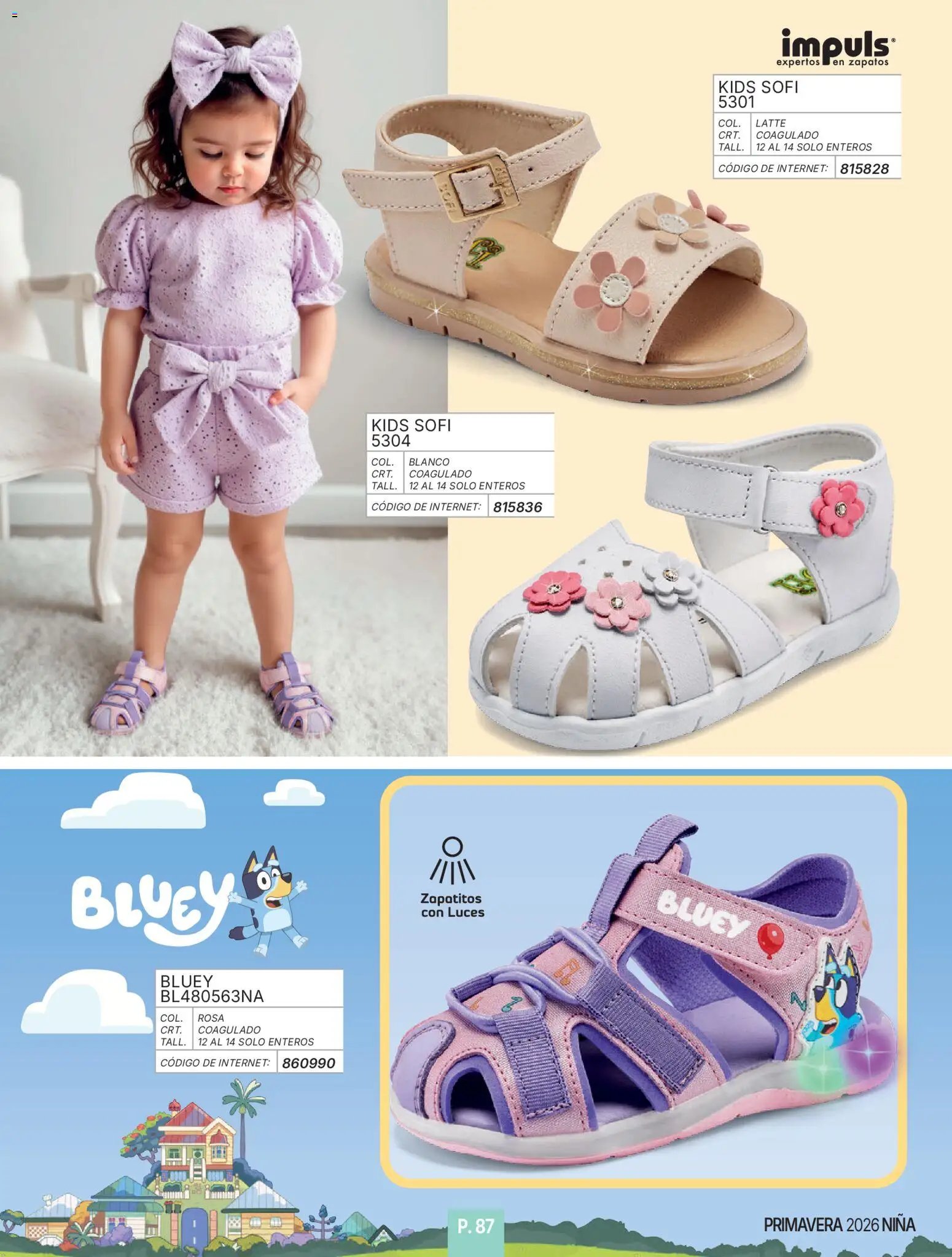 Impuls oferta desde 01/01/2026 Catálogo Niña 
