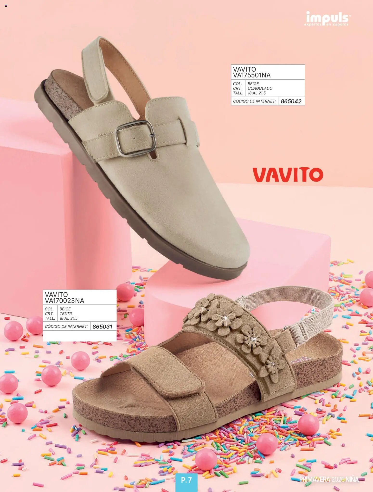 Impuls oferta desde 01/01/2026 Catálogo Niña 