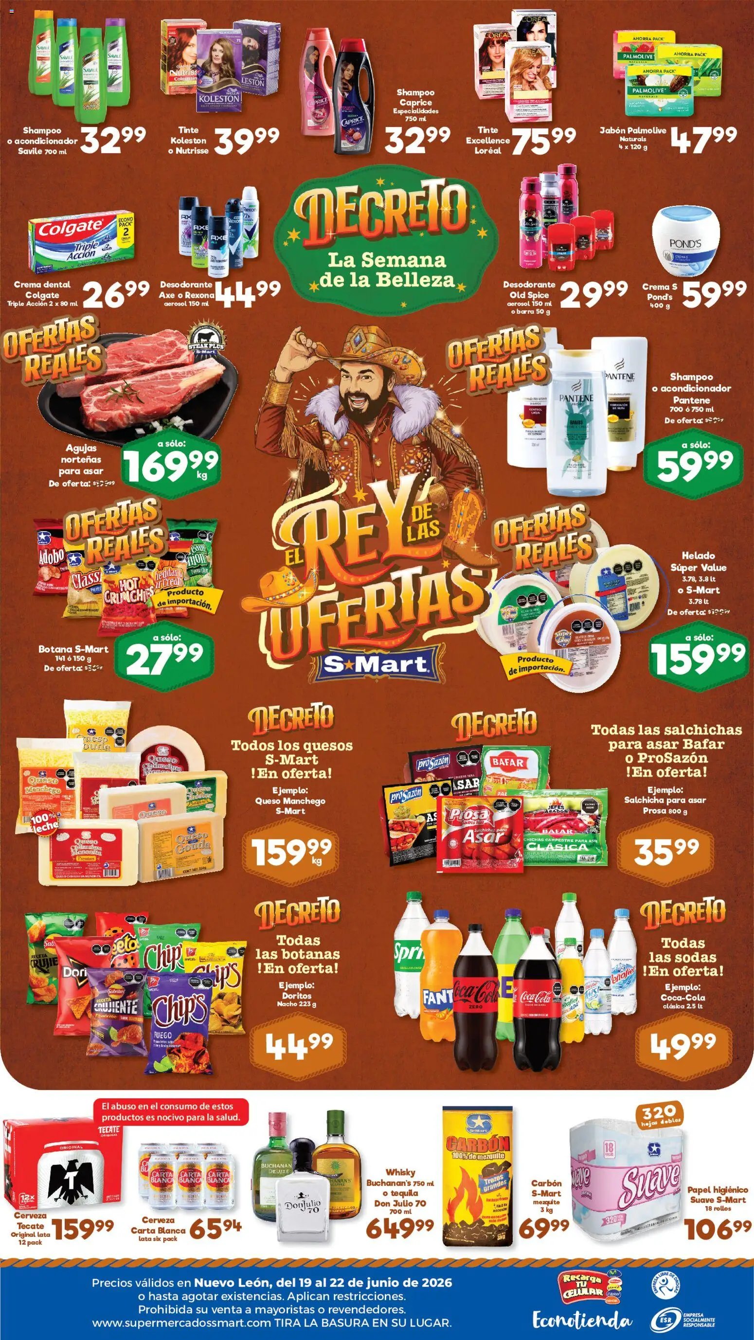 S-Mart oferta desde 19/06/2026 S-Mart folleto Monterrey
