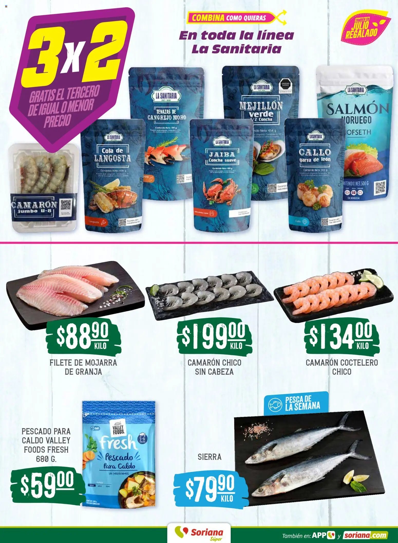 Soriana oferta desde 16/06/2026 Soriana Martes y Miércoles del Campo Súper: Tamaulipas (excepto Cd. Victoria y Tampico)