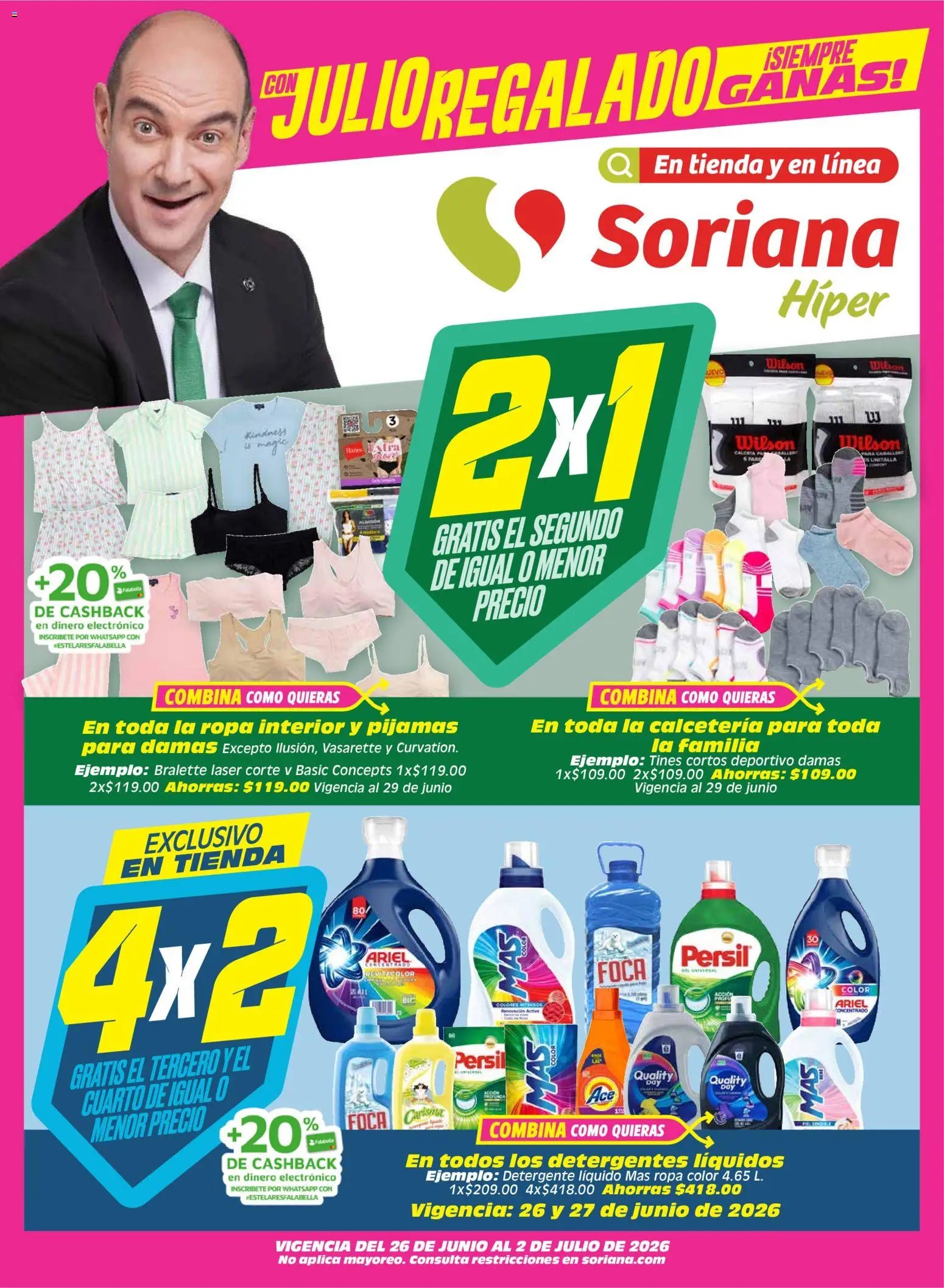 Soriana oferta desde 26/06/2026 Soriana folleto