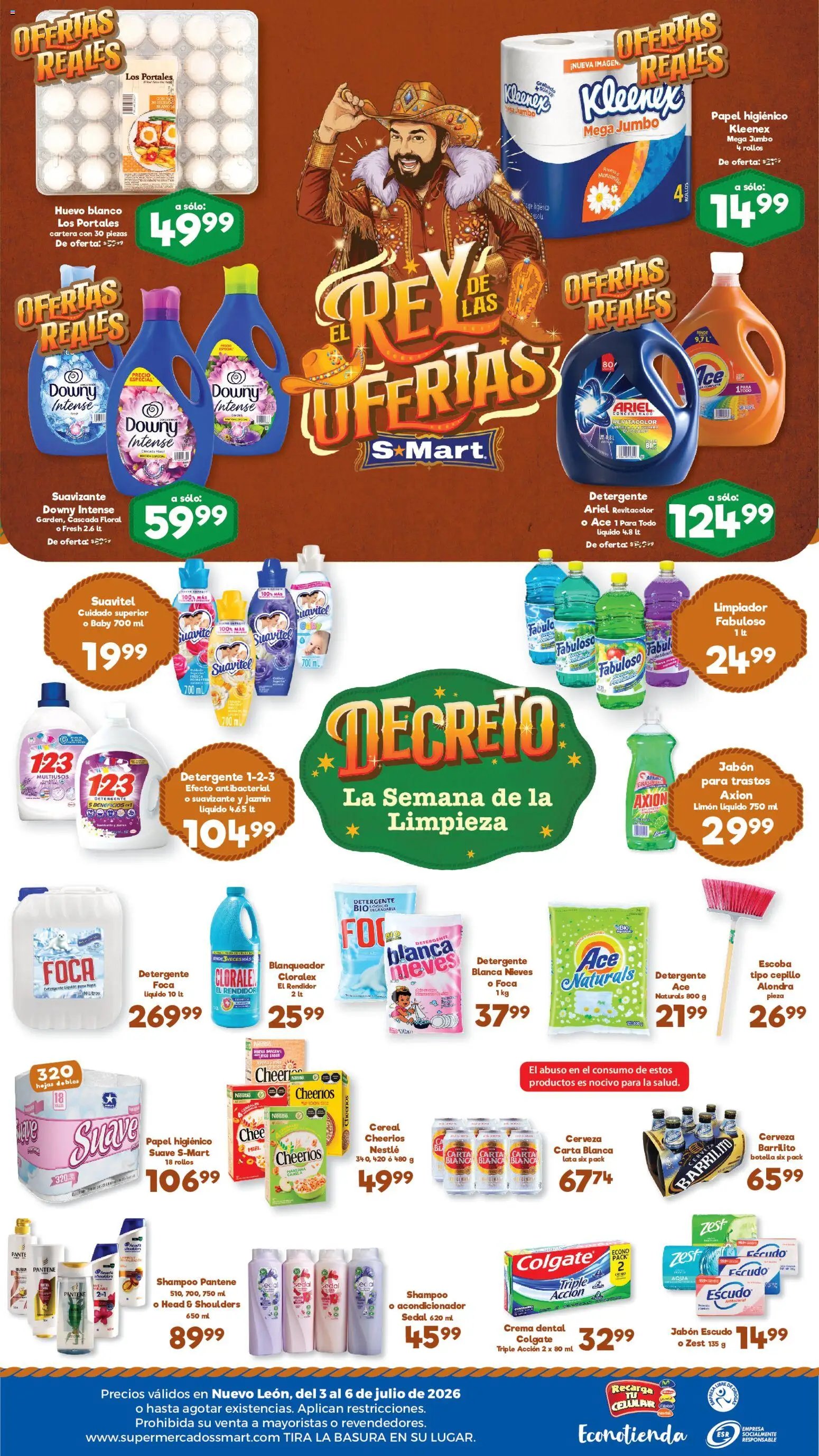 S-Mart oferta desde 03/07/2026 S-Mart folleto Monterrey