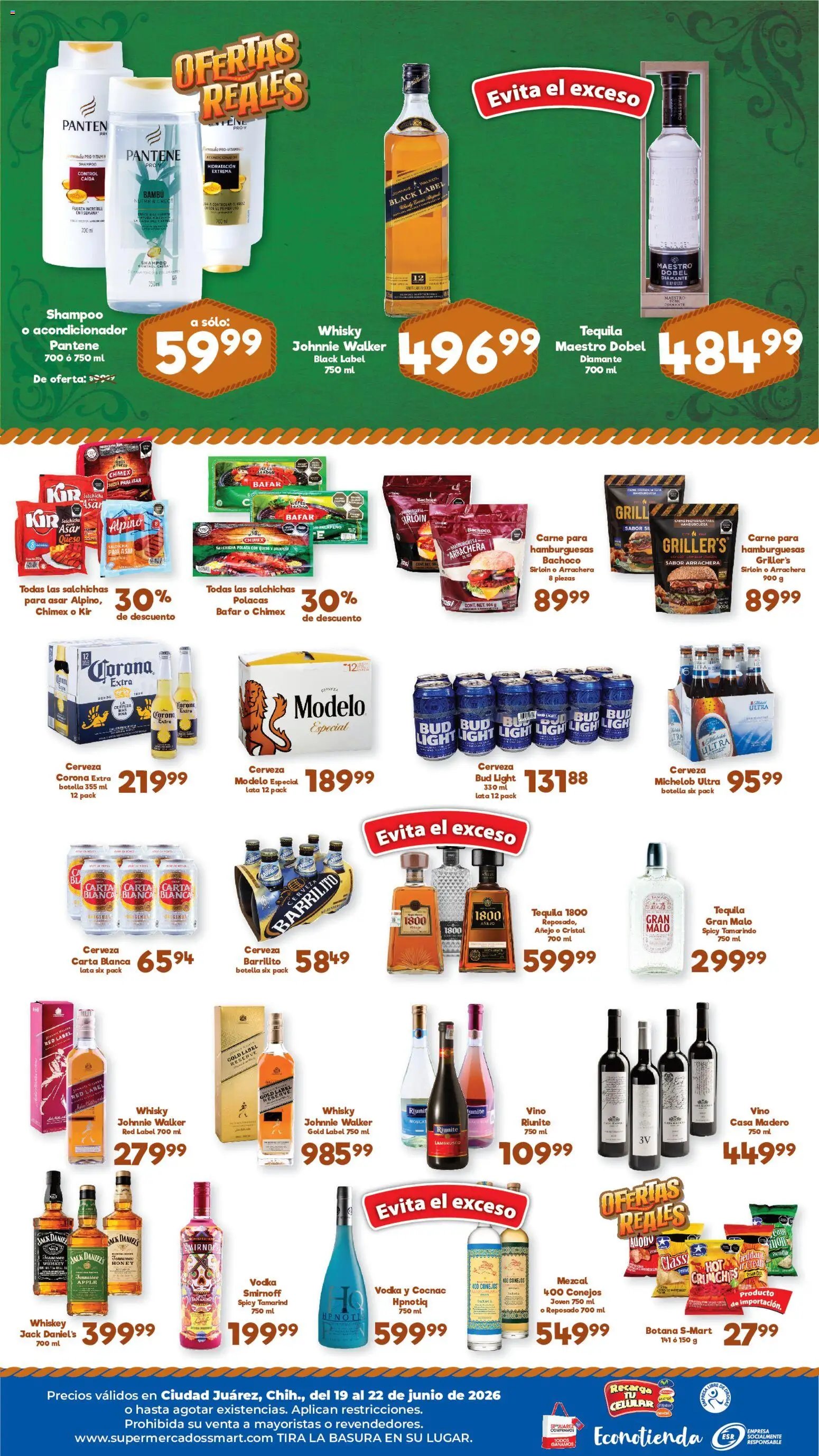 S-Mart oferta desde 19/06/2026 S-Mart folleto Ofertas de feria Juárez