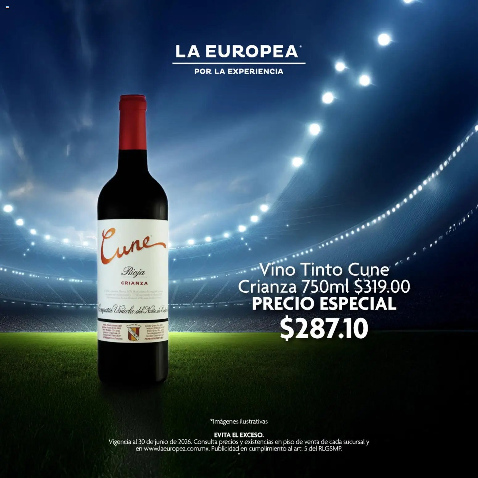 La Europea oferta desde 05/06/2026 La Europea catálogo Cuando el partido termina el brindis continúa