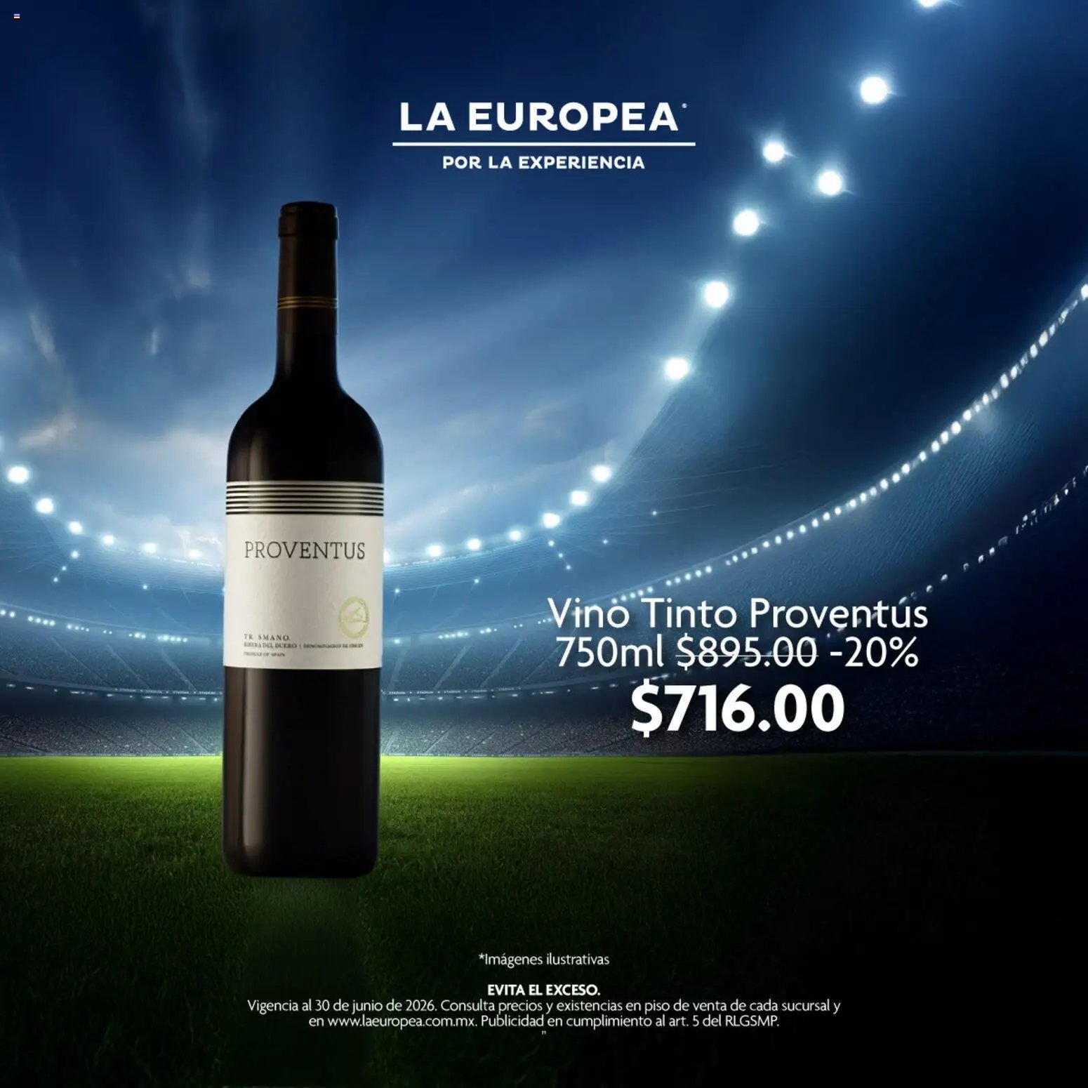 La Europea oferta desde 05/06/2026 La Europea catálogo Cuando el partido termina el brindis continúa