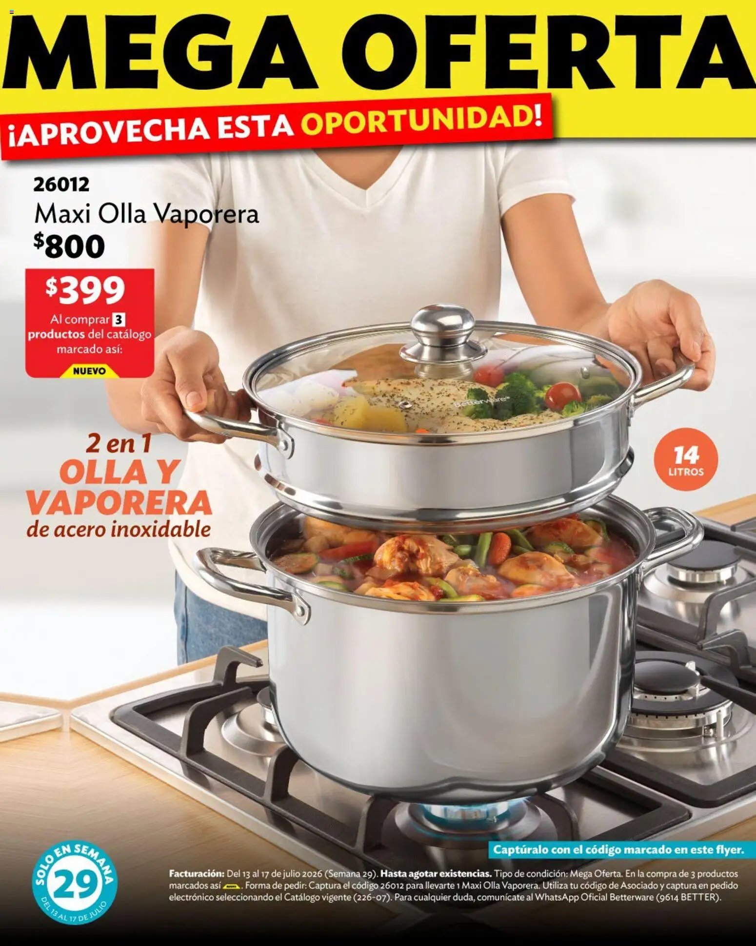 Betterware oferta desde 13/07/2026 Betterware catálogo Verano de ofertas
