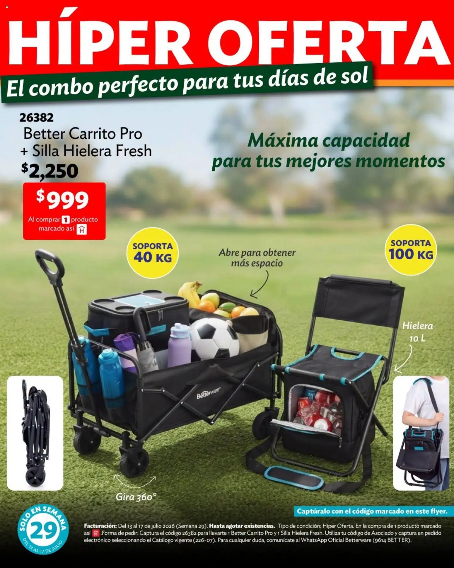 Betterware oferta desde 13/07/2026 Betterware catálogo Verano de ofertas