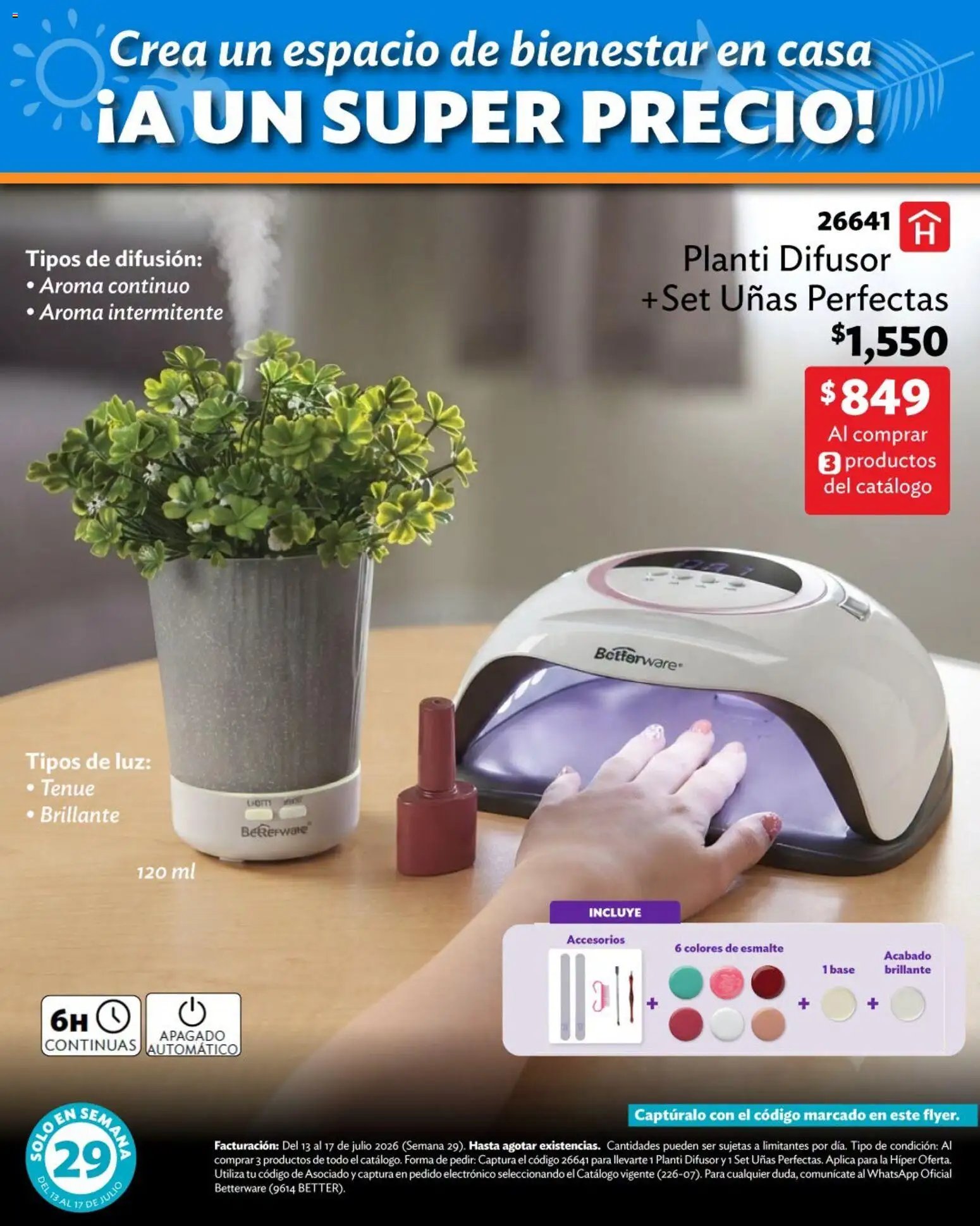 Betterware oferta desde 13/07/2026 Betterware catálogo Verano de ofertas