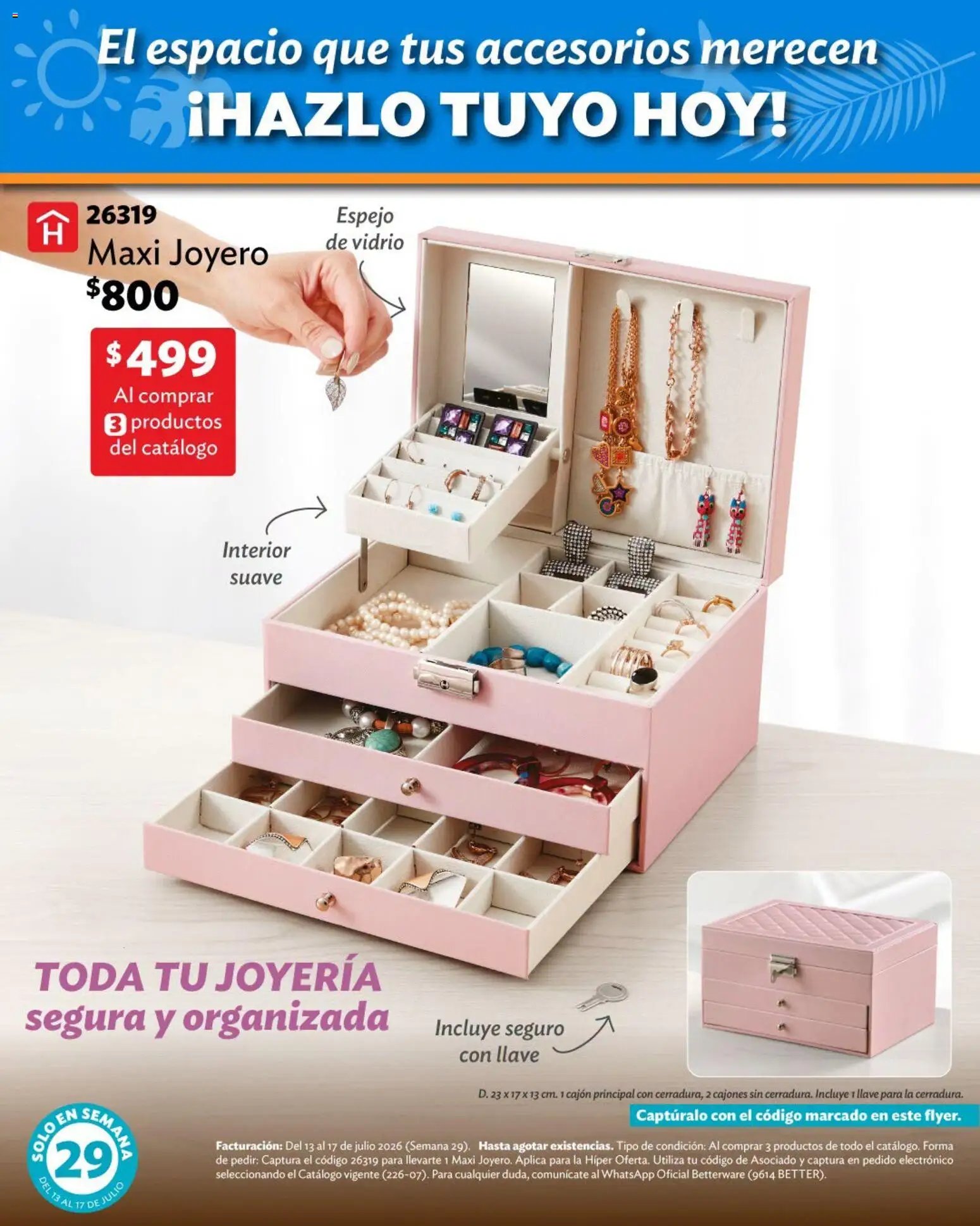 Betterware oferta desde 13/07/2026 Betterware catálogo Verano de ofertas