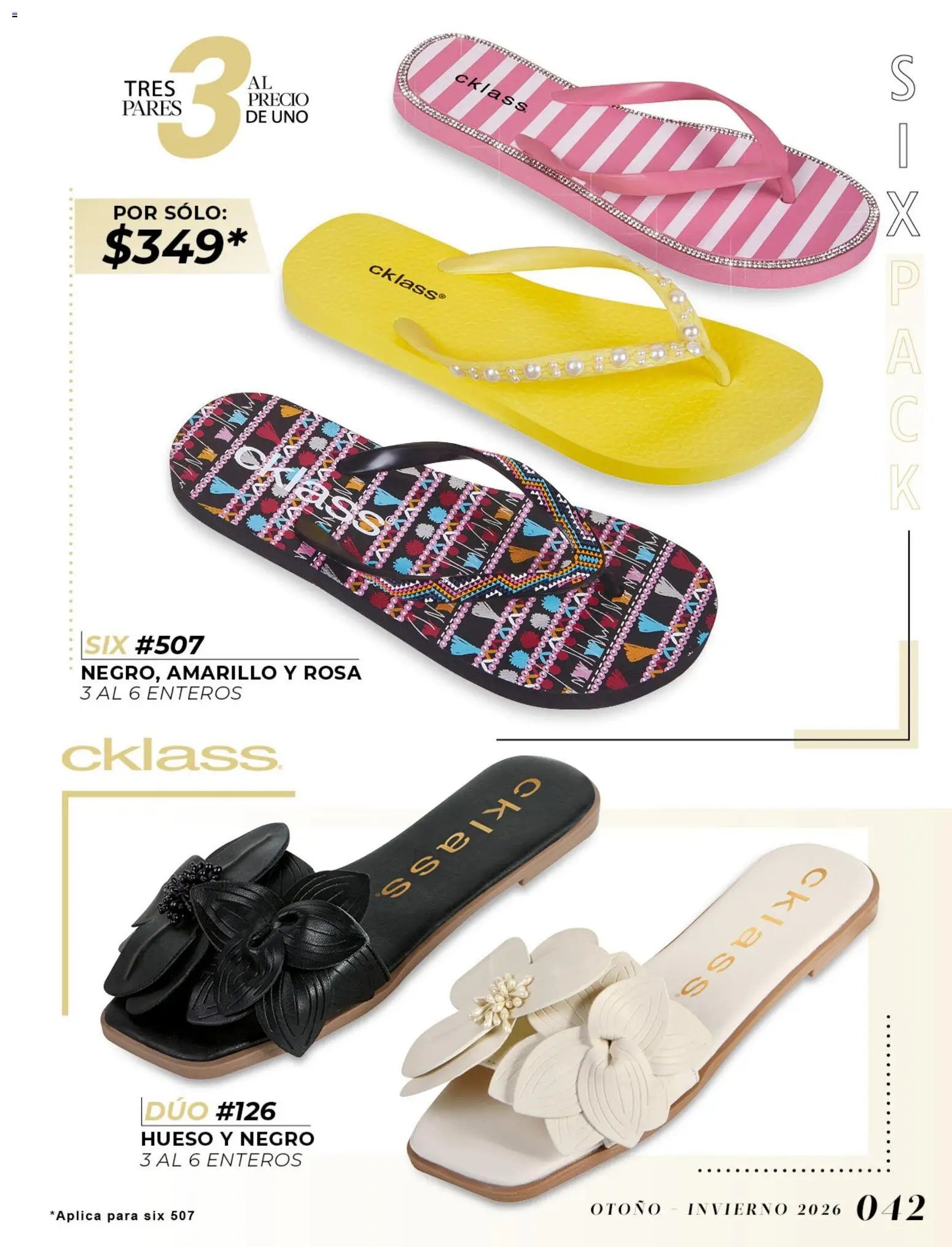 Cklass oferta desde 08/07/2026 Cklass catálogo Six & dúo pack