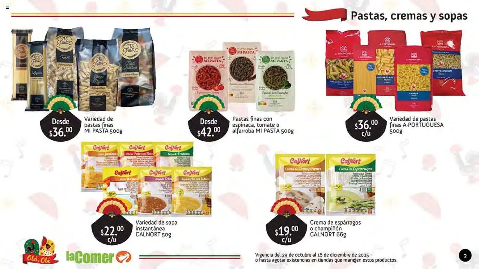 La Comer oferta desde 29/10/2025 Folleto Olá, Olé (2025-10-29 - 2025-12-18)
