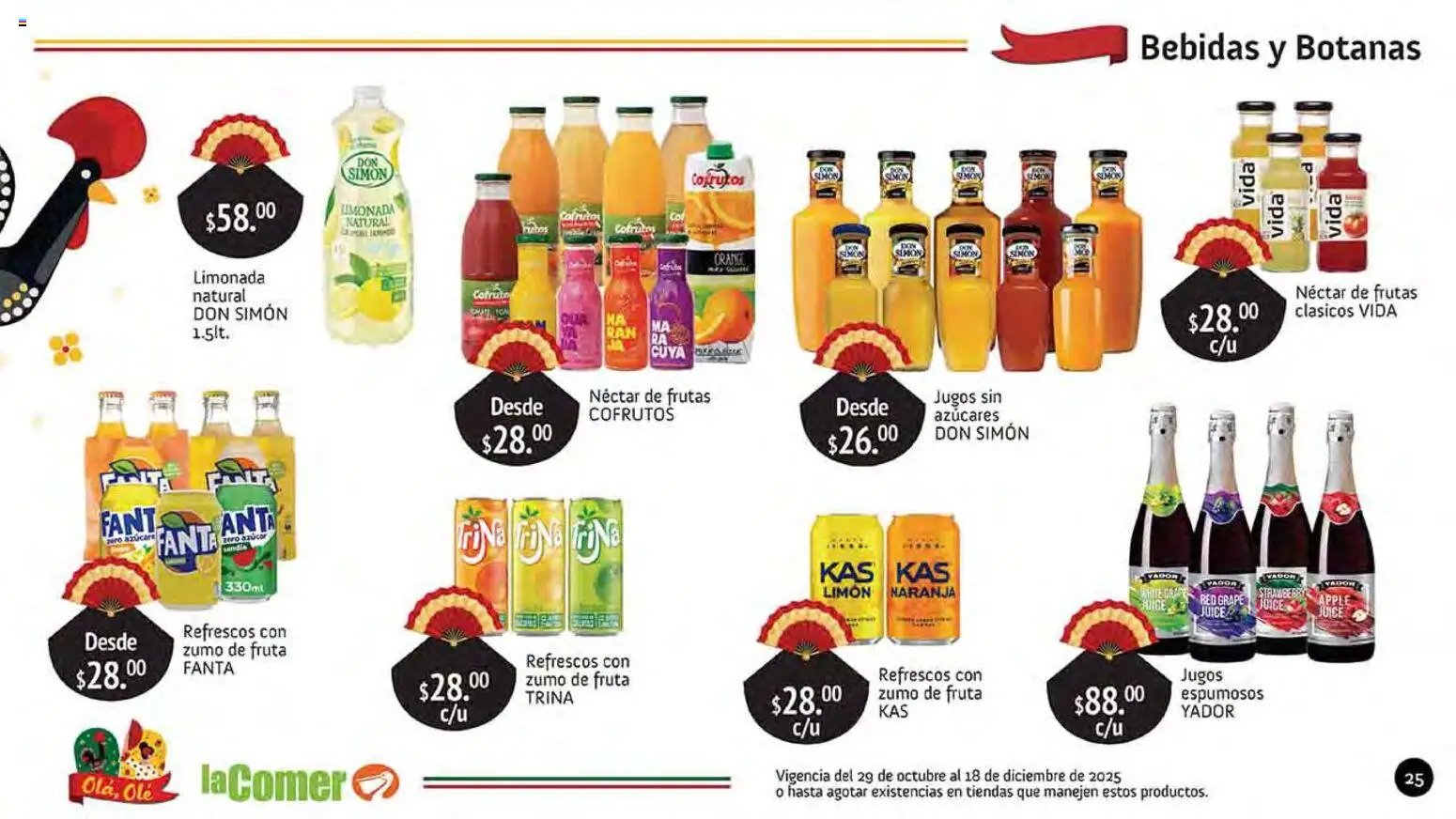 La Comer oferta desde 29/10/2025 Folleto Olá, Olé (2025-10-29 - 2025-12-18)