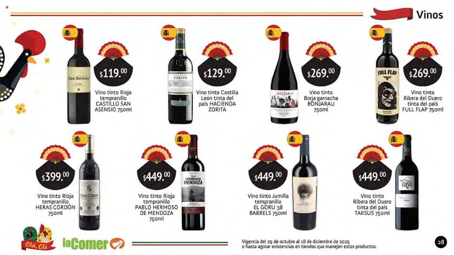 La Comer oferta desde 29/10/2025 Folleto Olá, Olé (2025-10-29 - 2025-12-18)