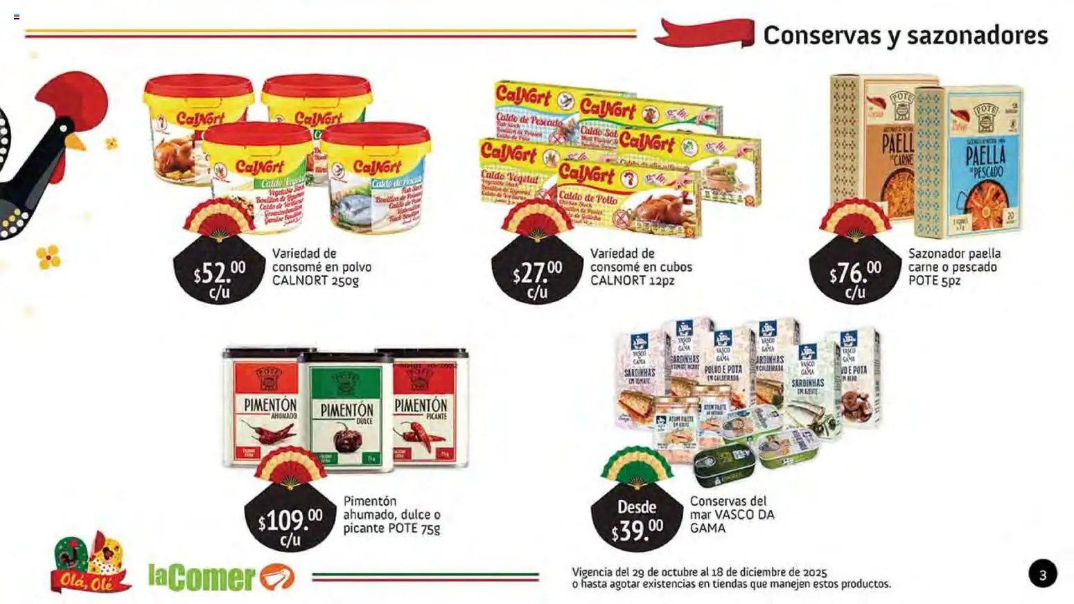 La Comer oferta desde 29/10/2025 Folleto Olá, Olé (2025-10-29 - 2025-12-18)