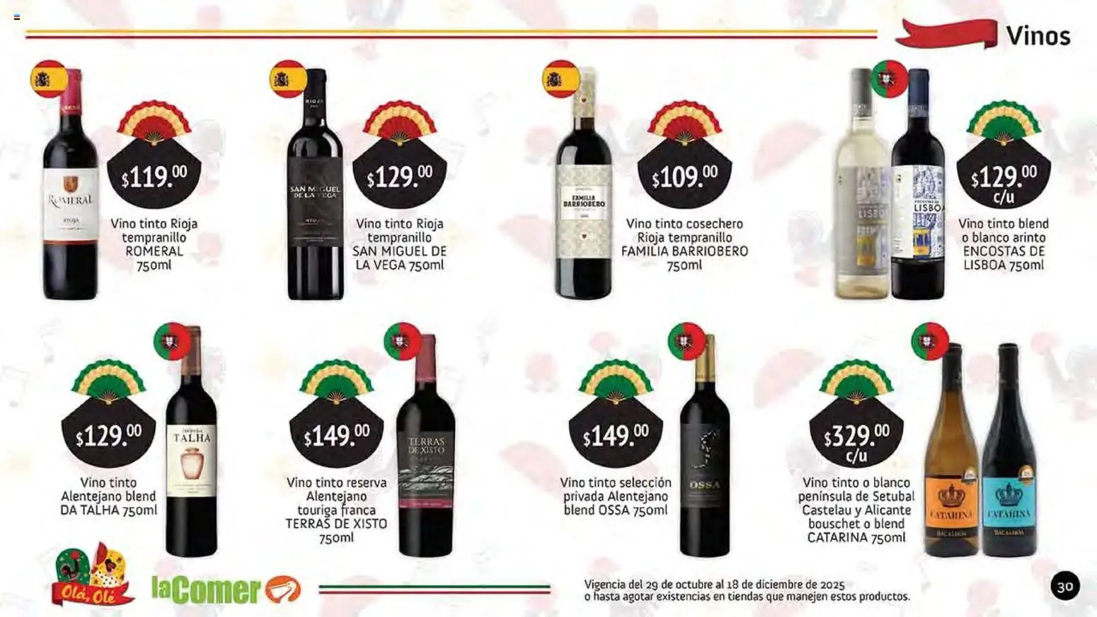 La Comer oferta desde 29/10/2025 Folleto Olá, Olé (2025-10-29 - 2025-12-18)