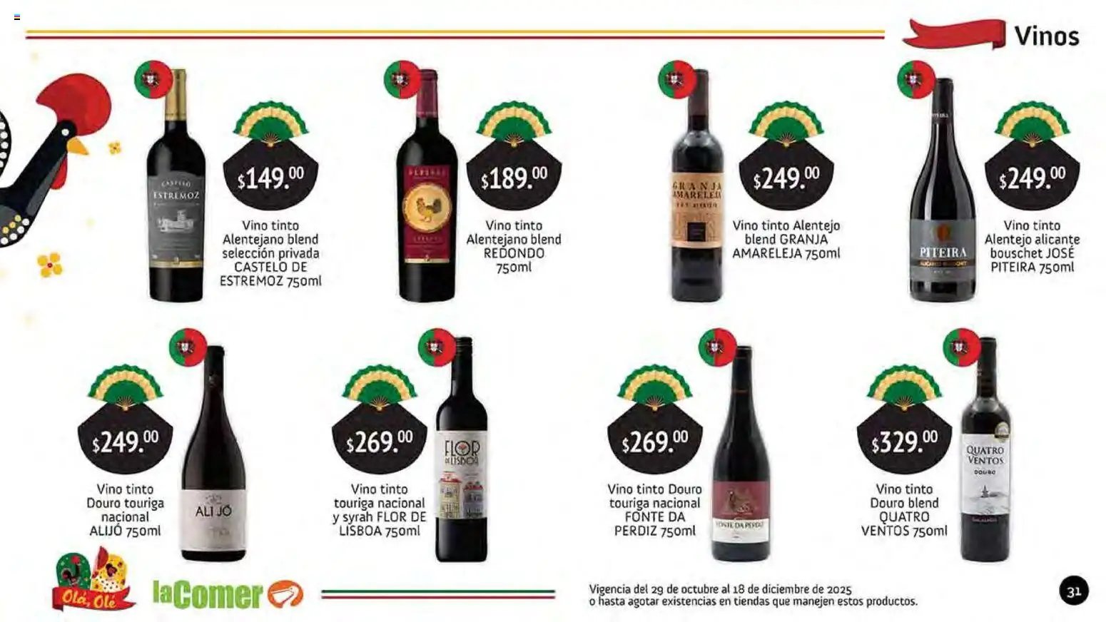 La Comer oferta desde 29/10/2025 Folleto Olá, Olé (2025-10-29 - 2025-12-18)