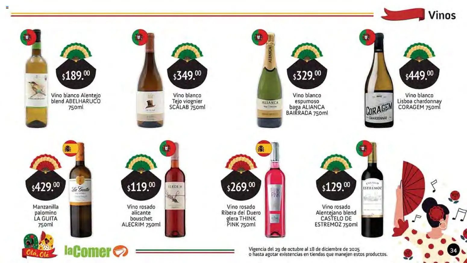 La Comer oferta desde 29/10/2025 Folleto Olá, Olé (2025-10-29 - 2025-12-18)