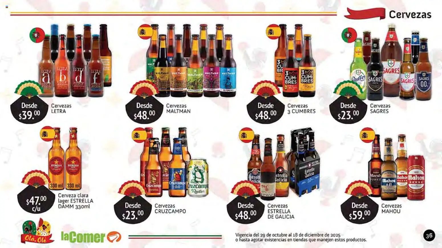 La Comer oferta desde 29/10/2025 Folleto Olá, Olé (2025-10-29 - 2025-12-18)