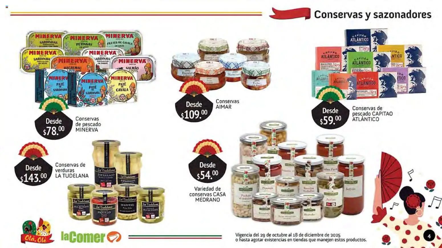 La Comer oferta desde 29/10/2025 Folleto Olá, Olé (2025-10-29 - 2025-12-18)