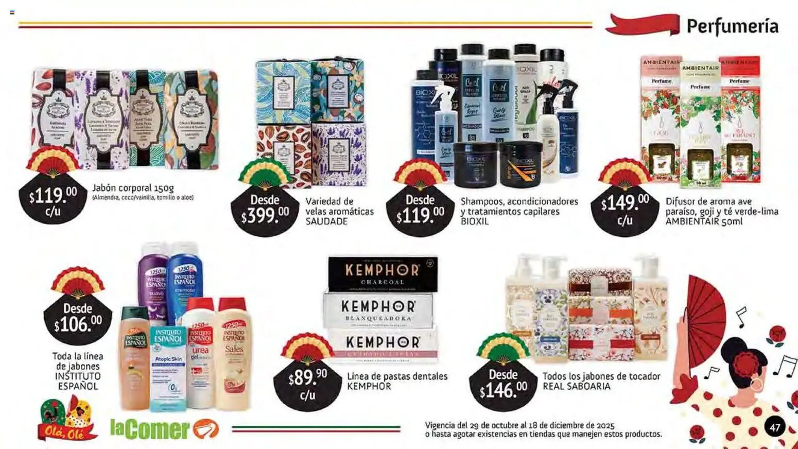 La Comer oferta desde 29/10/2025 Folleto Olá, Olé (2025-10-29 - 2025-12-18)