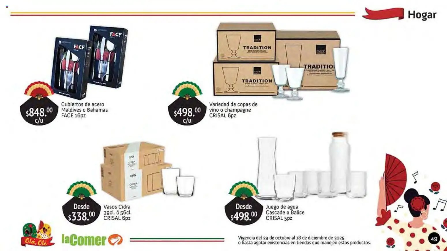 La Comer oferta desde 29/10/2025 Folleto Olá, Olé (2025-10-29 - 2025-12-18)