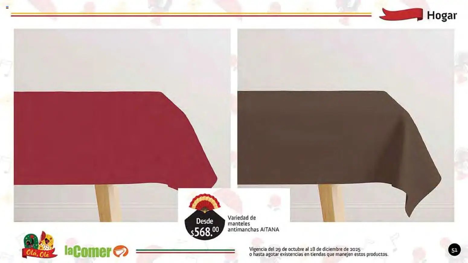 La Comer oferta desde 29/10/2025 Folleto Olá, Olé (2025-10-29 - 2025-12-18)