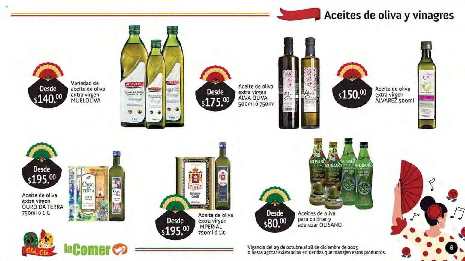 La Comer oferta desde 29/10/2025 Folleto Olá, Olé (2025-10-29 - 2025-12-18)